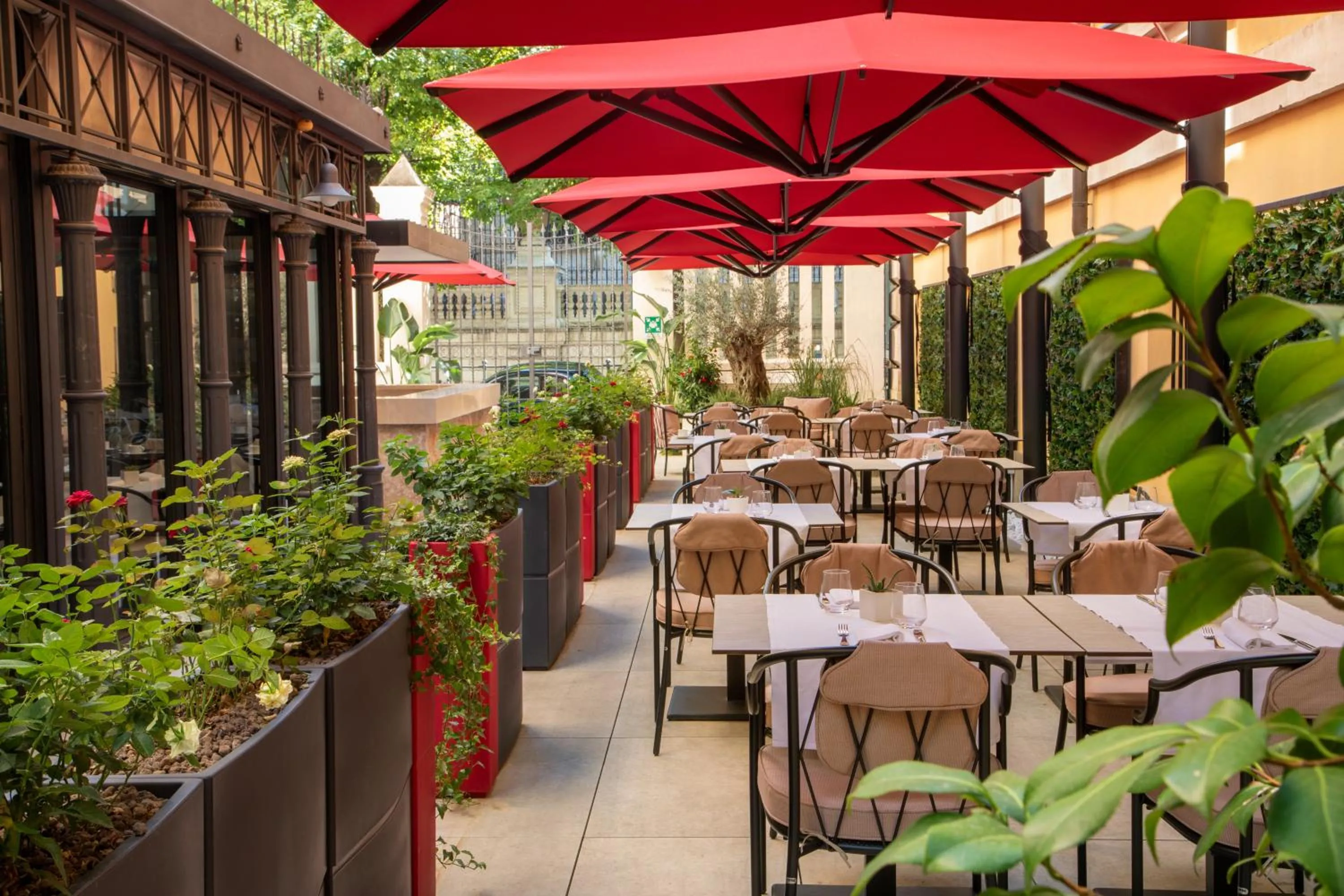 Restaurant/places to eat in Rose Garden Palace Roma by OMNIA hotels