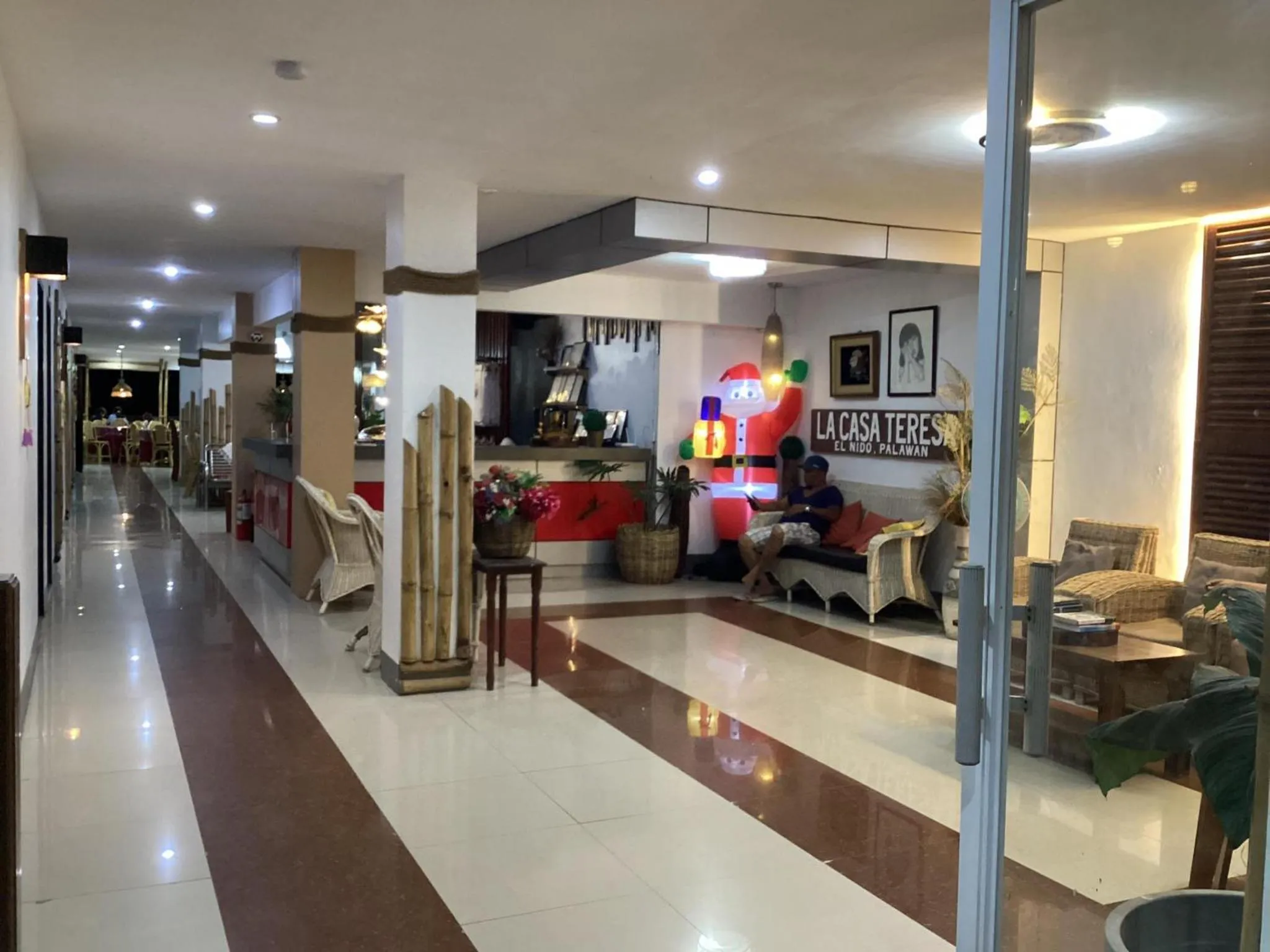 Lobby or reception in La Casa Teresa Tourist Inn Inc