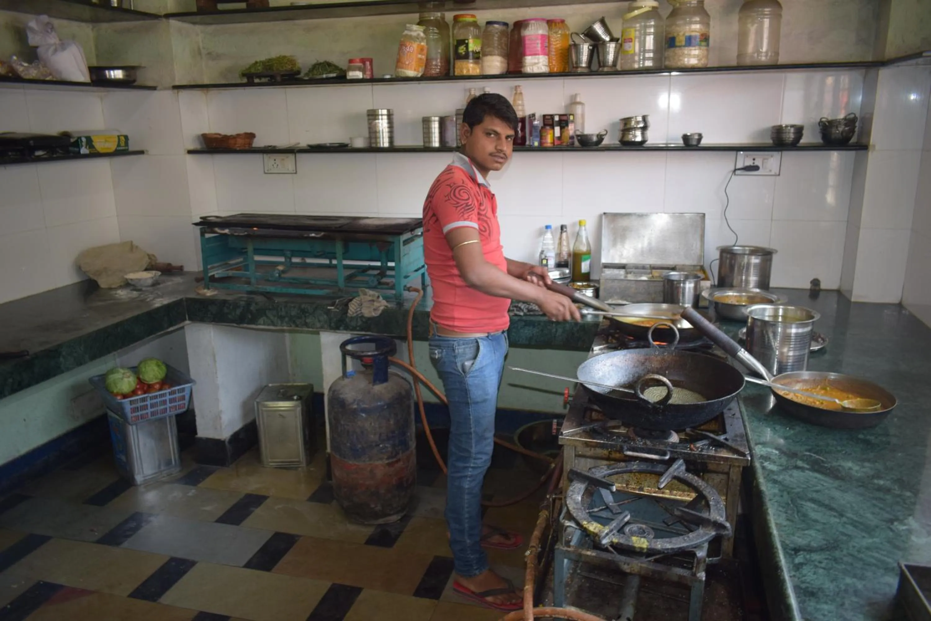 Food close-up in Hotel Ramnivas
