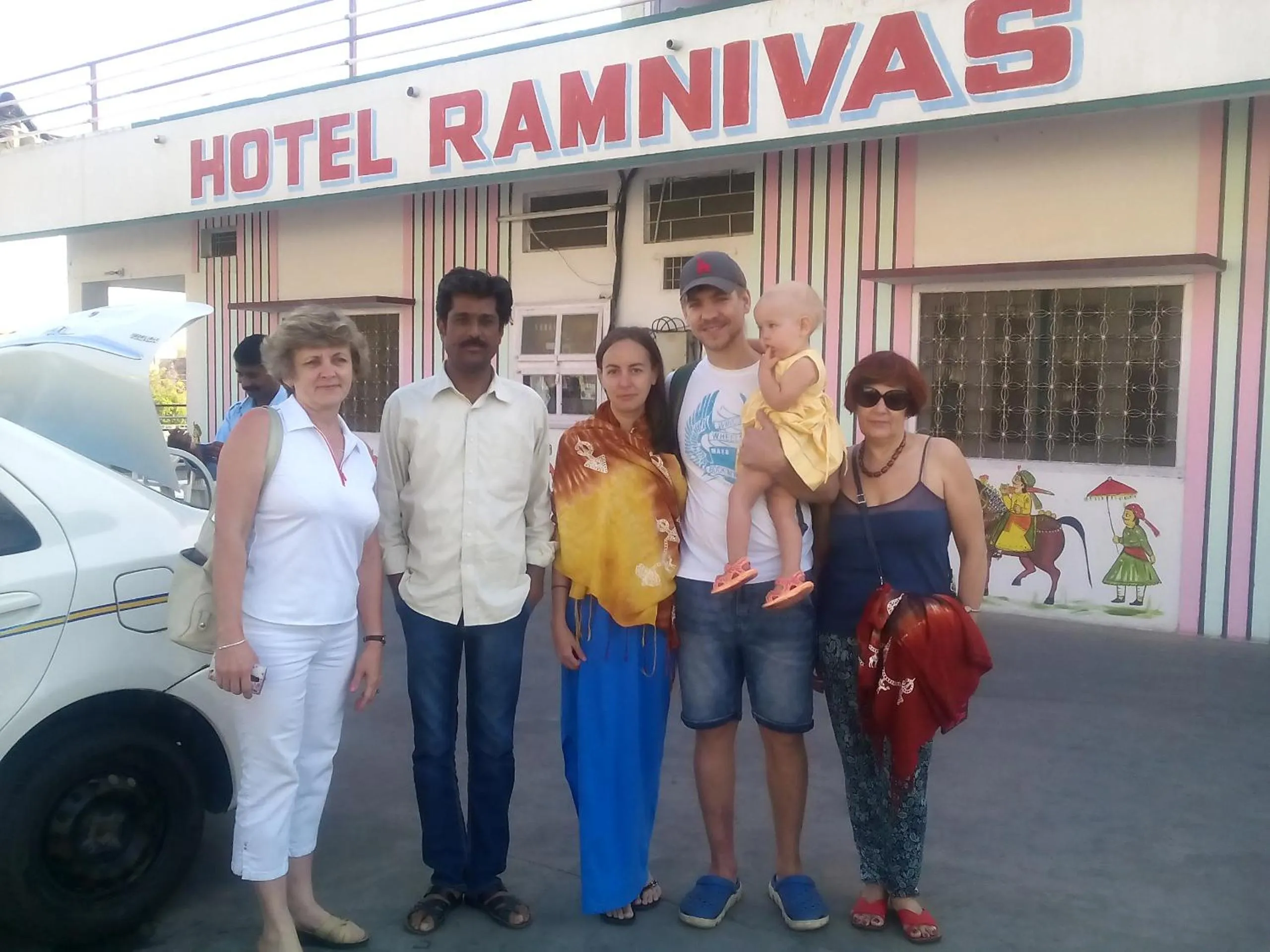 Family in Hotel Ramnivas