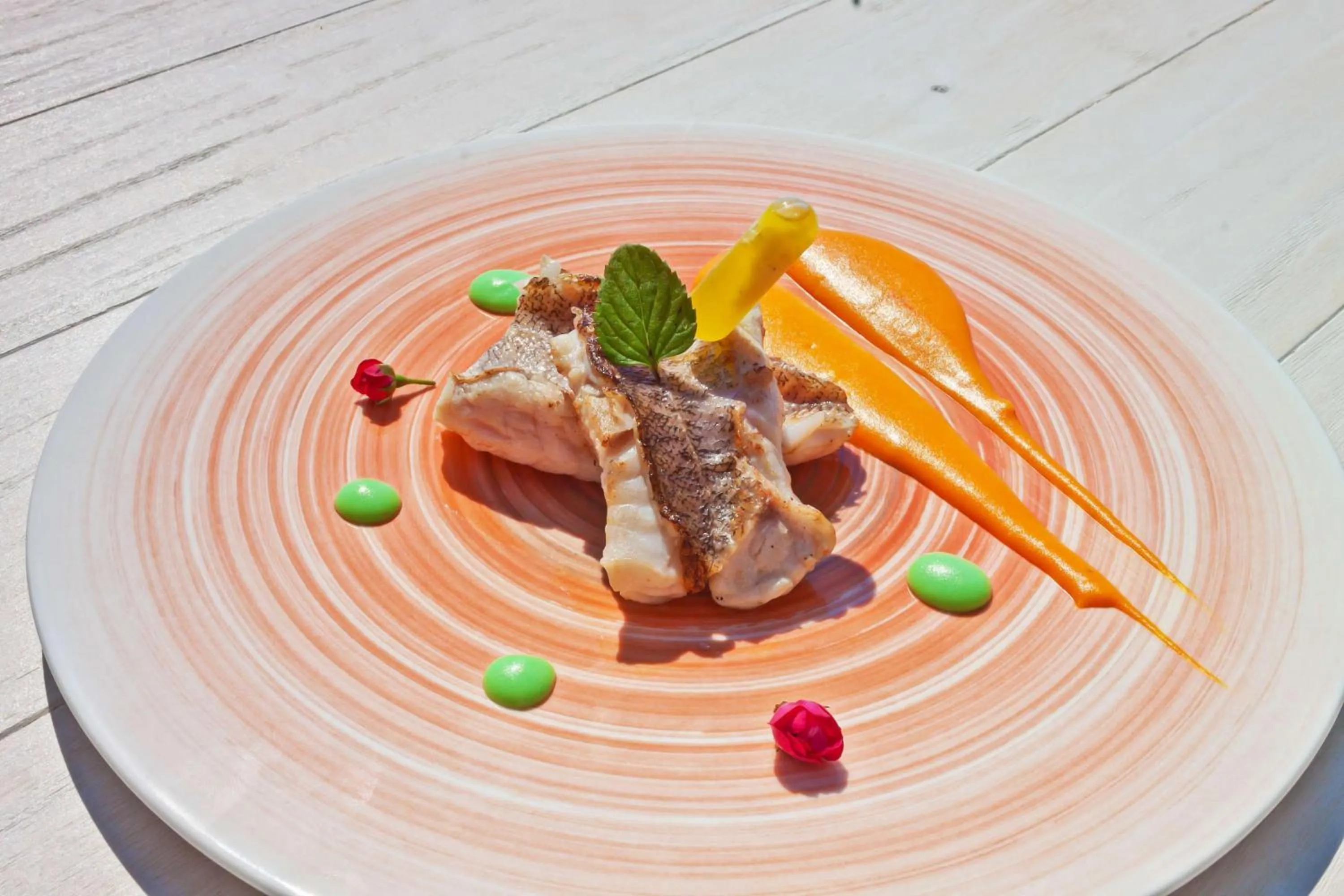 Food close-up in Royal Marmin Bay Boutique & Art Hotel