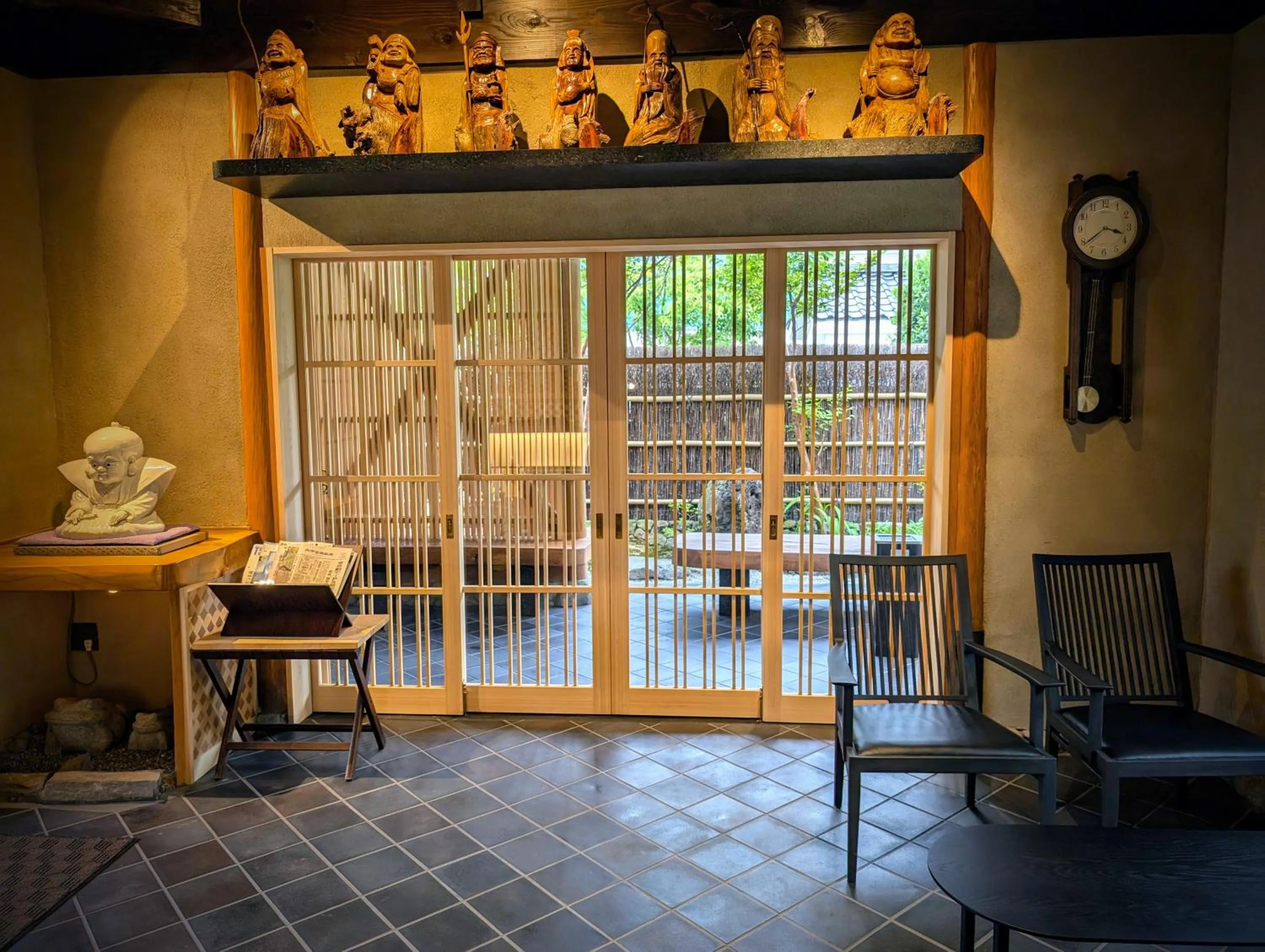 Lobby or reception in Ryoso Yufuin Yamadaya