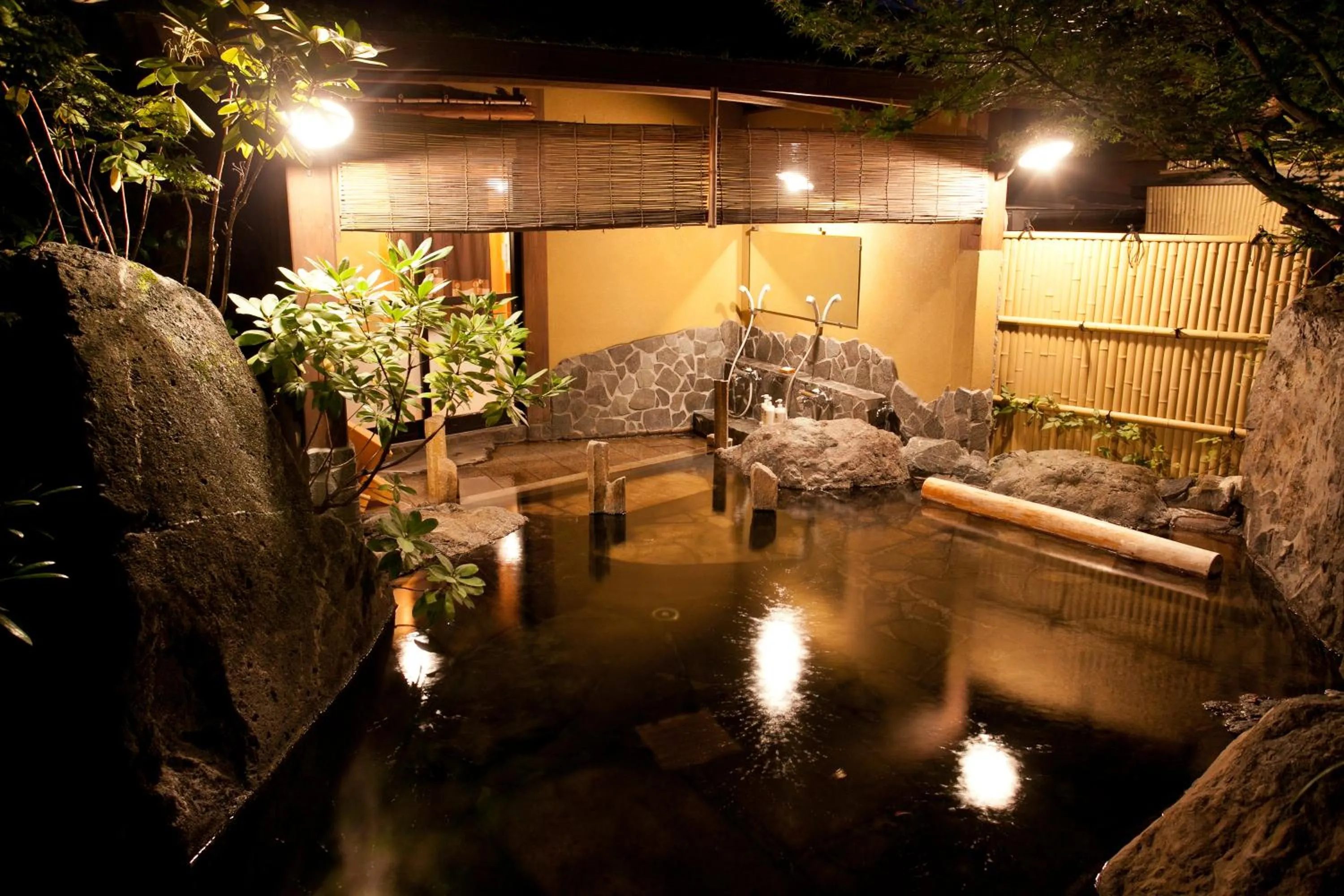 Open Air Bath in Ryoso Yufuin Yamadaya