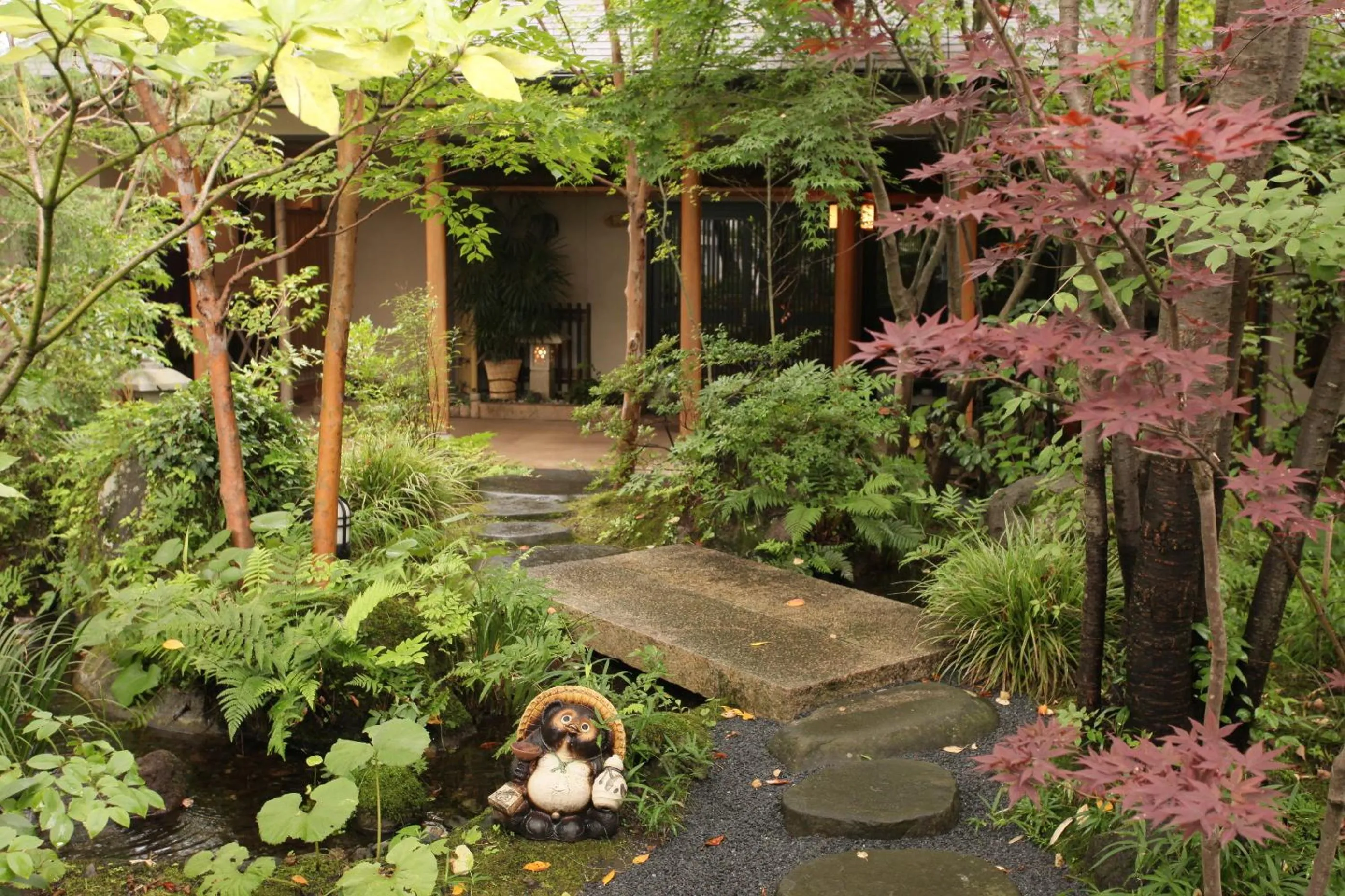 Garden in Ryoso Yufuin Yamadaya