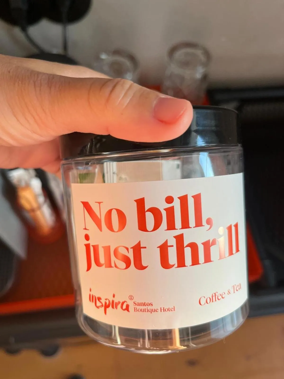 minibar in Inspira Santos Boutique Hotel