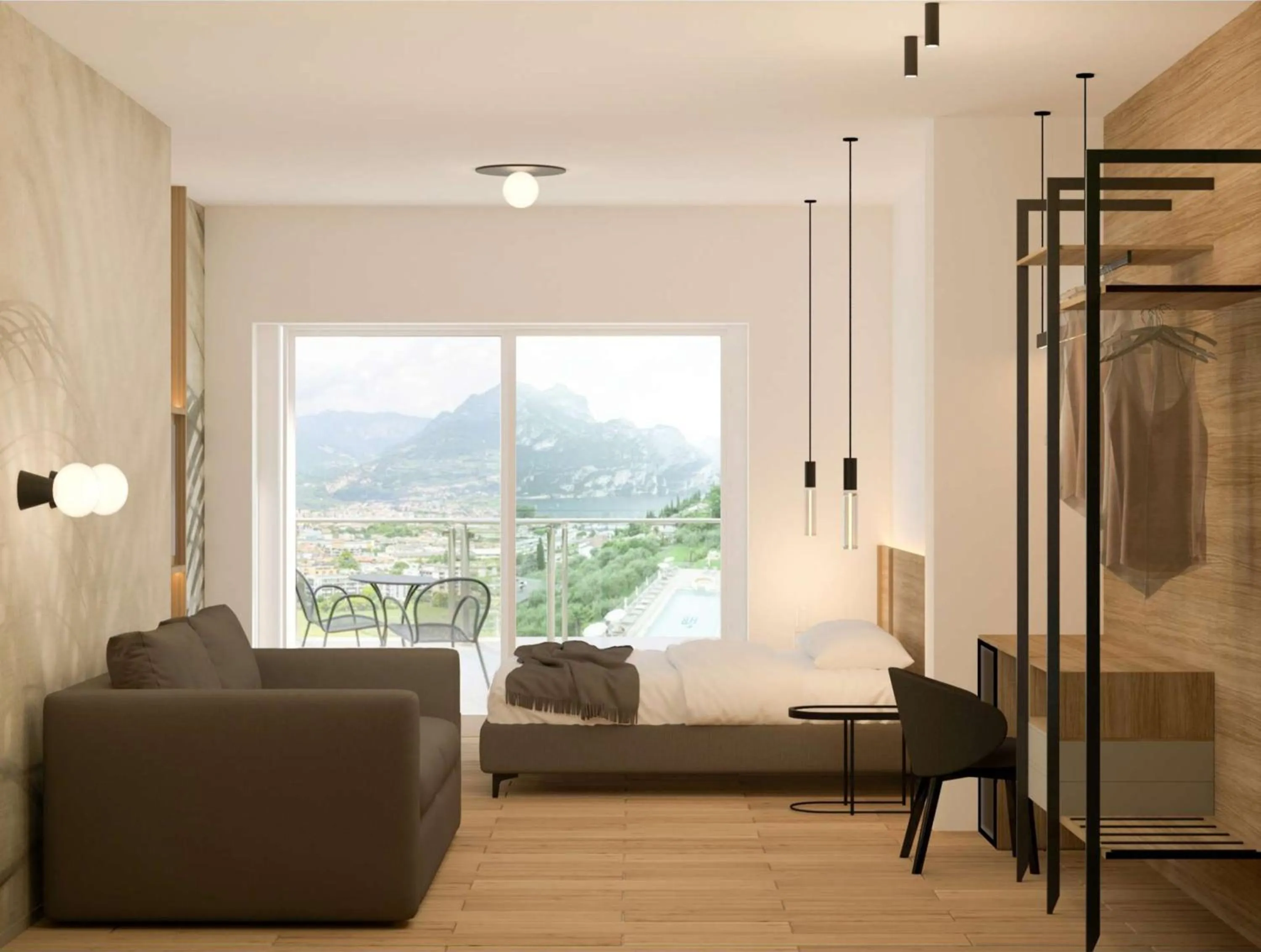 Bedroom in Hotel Benacus Panoramic