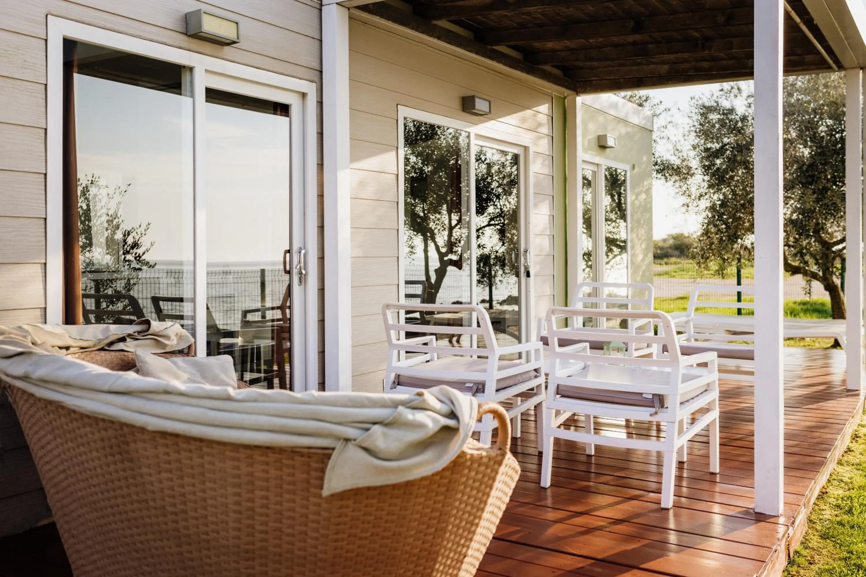 Balcony/Terrace in Mobile Homes Sunset Beach