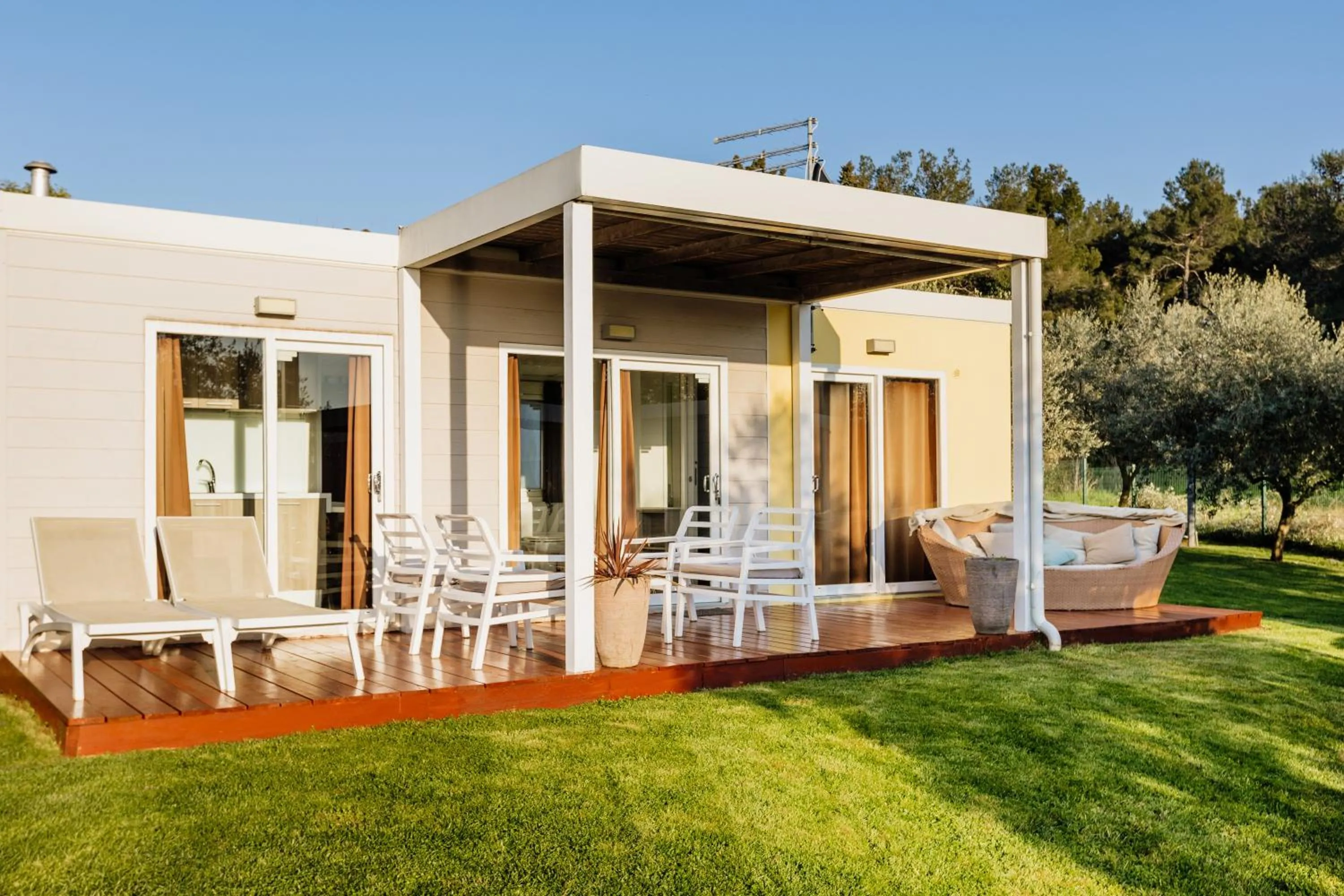 Property building in Mobile Homes Sunset Beach