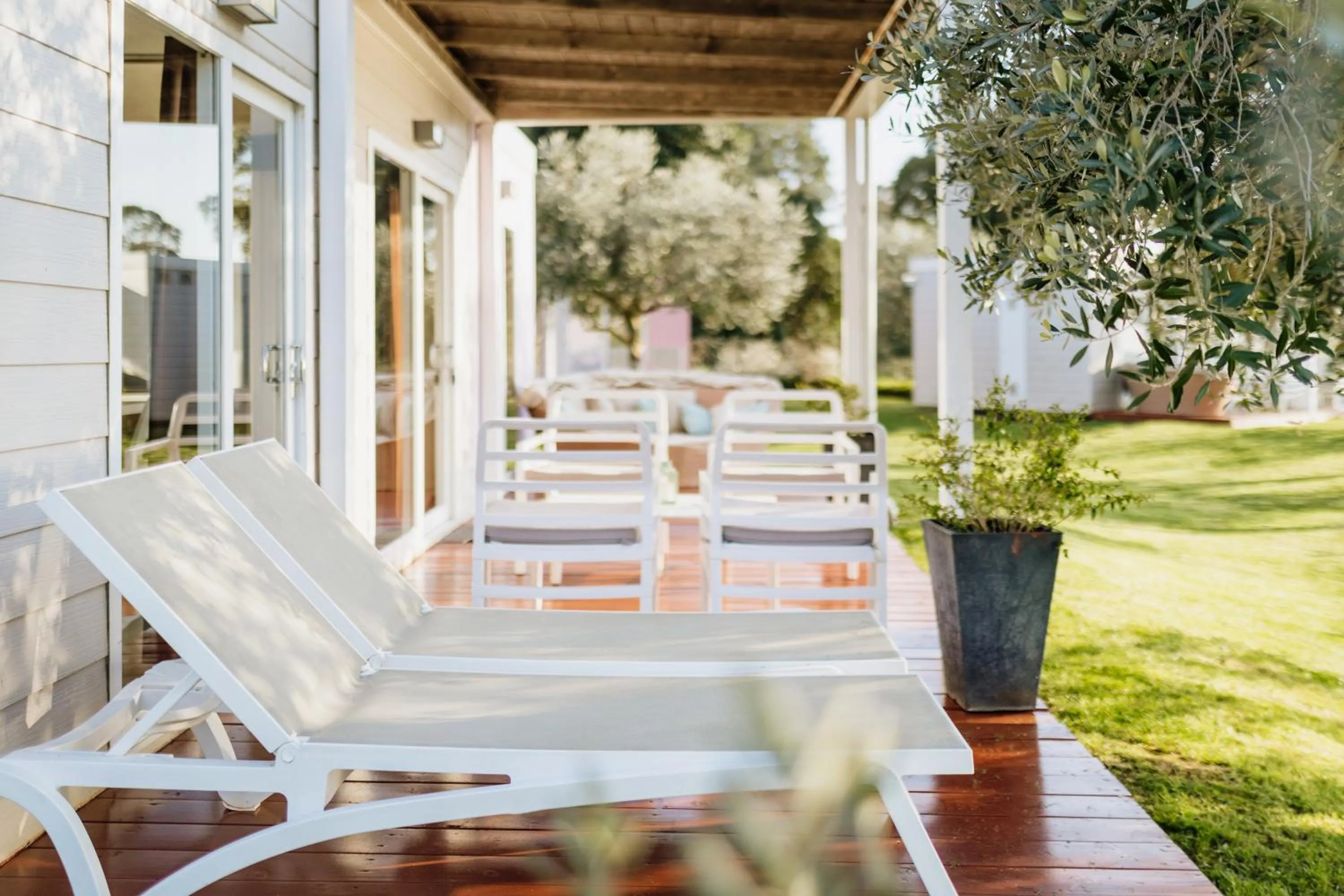 Property building in Mobile Homes Sunset Beach