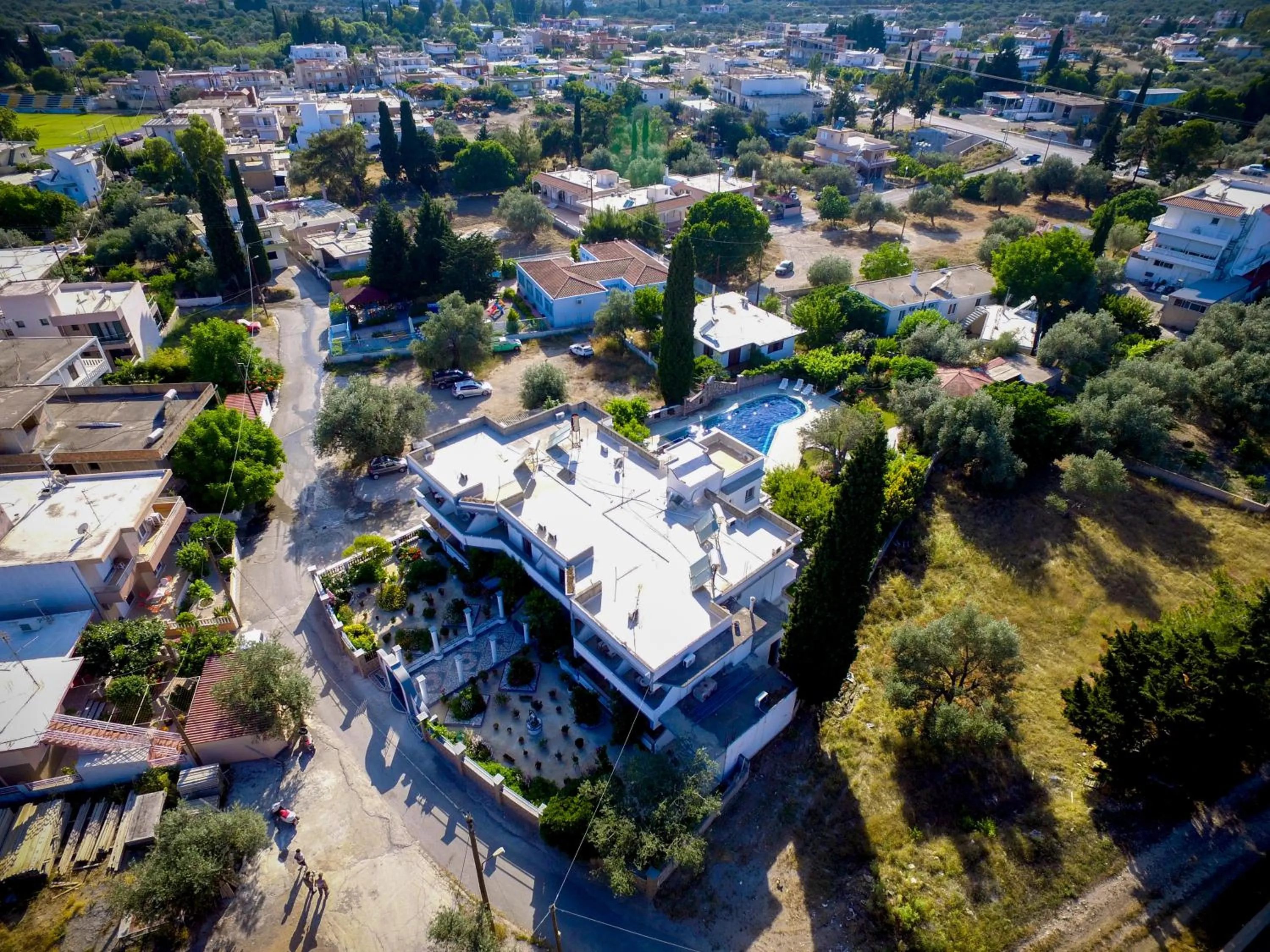 Bird's eye view in Hotel Dimitra Sun