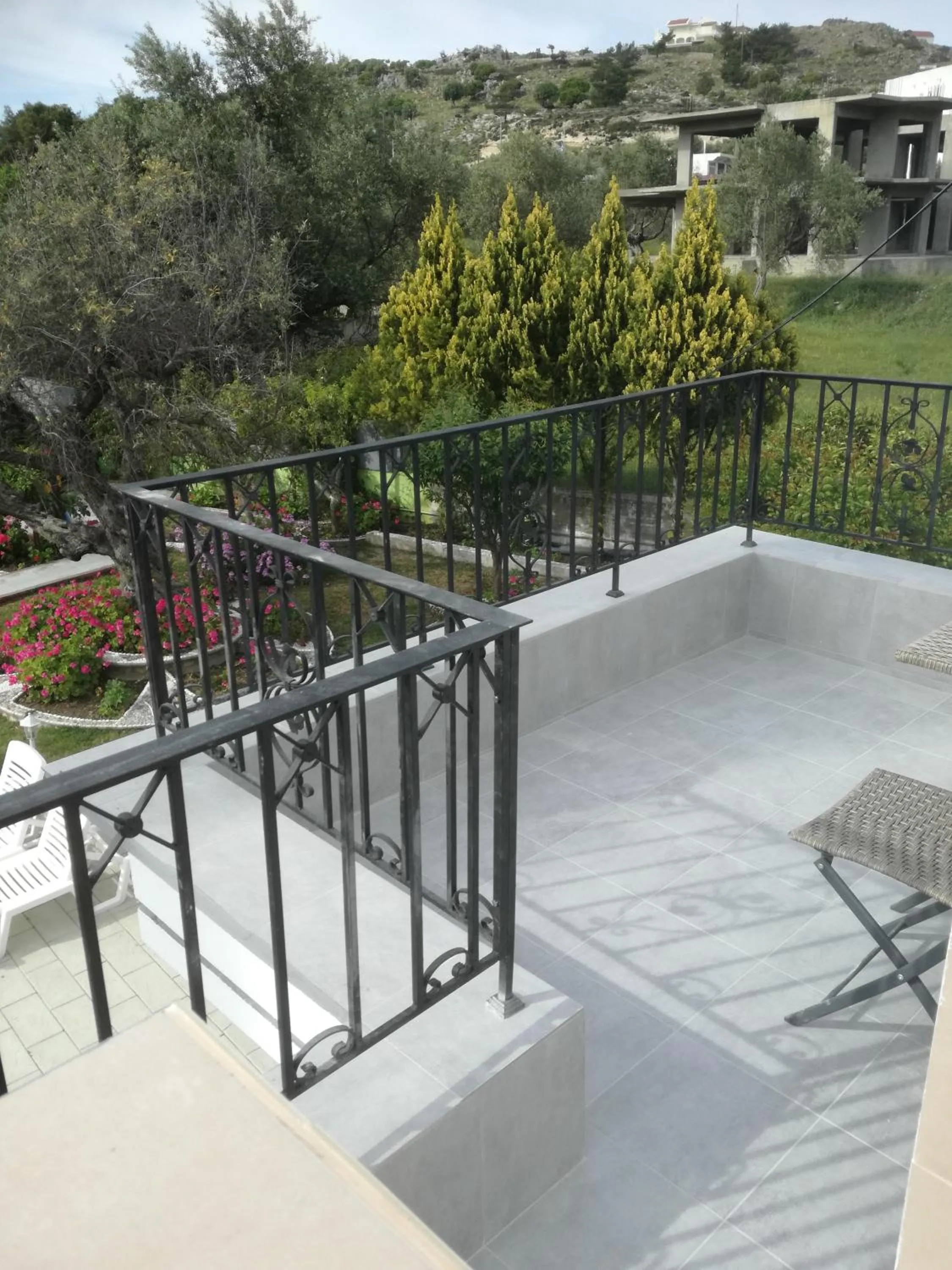 Balcony/Terrace in Hotel Dimitra Sun