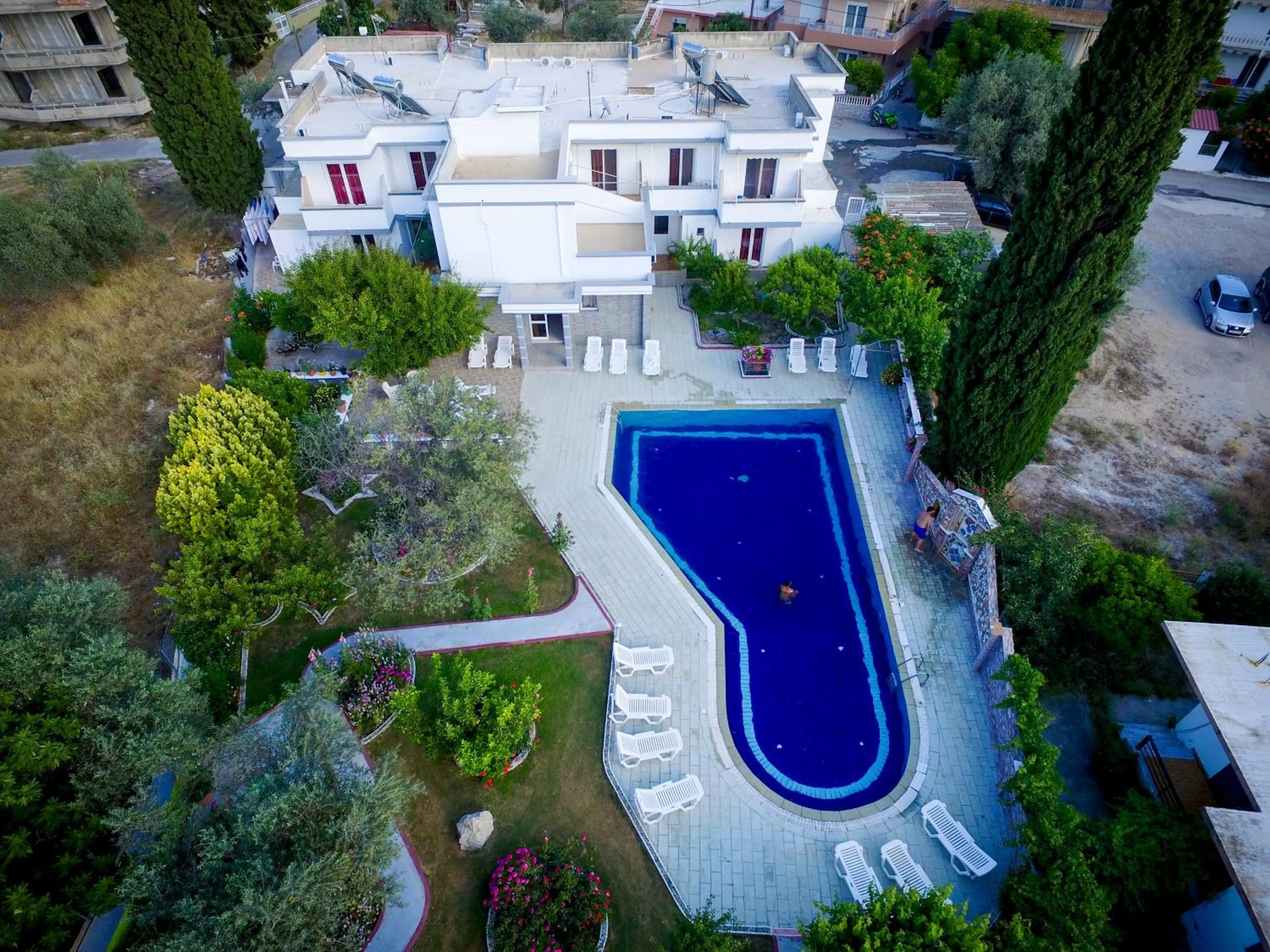 Bird's eye view in Hotel Dimitra Sun