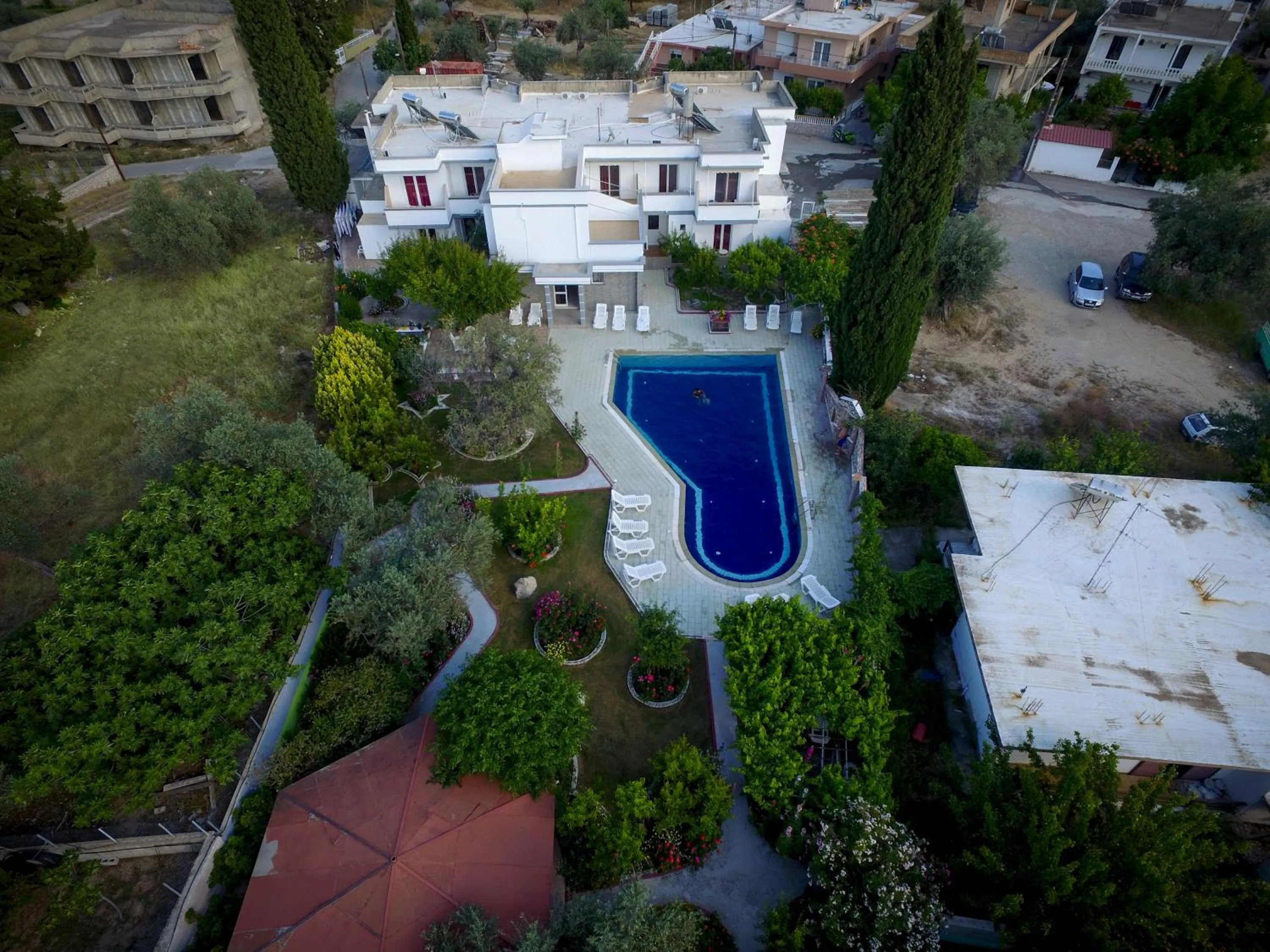 Bird's eye view in Hotel Dimitra Sun