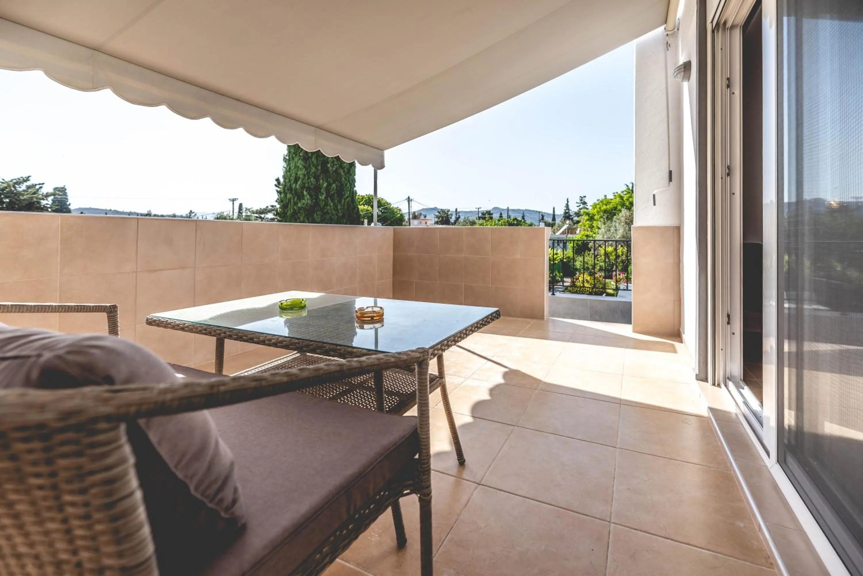 Patio in Hotel Dimitra Sun