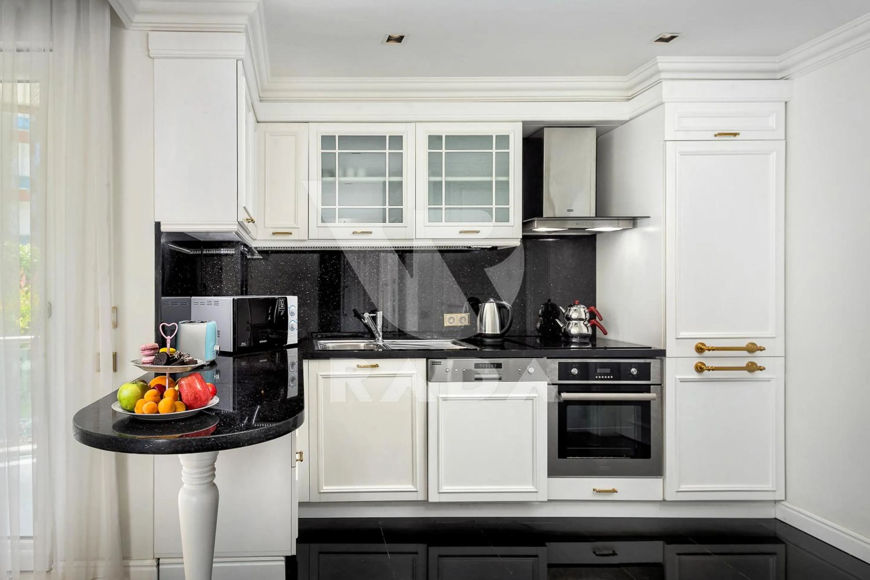 Kitchen or kitchenette in Onkel Rada Apart Hotel