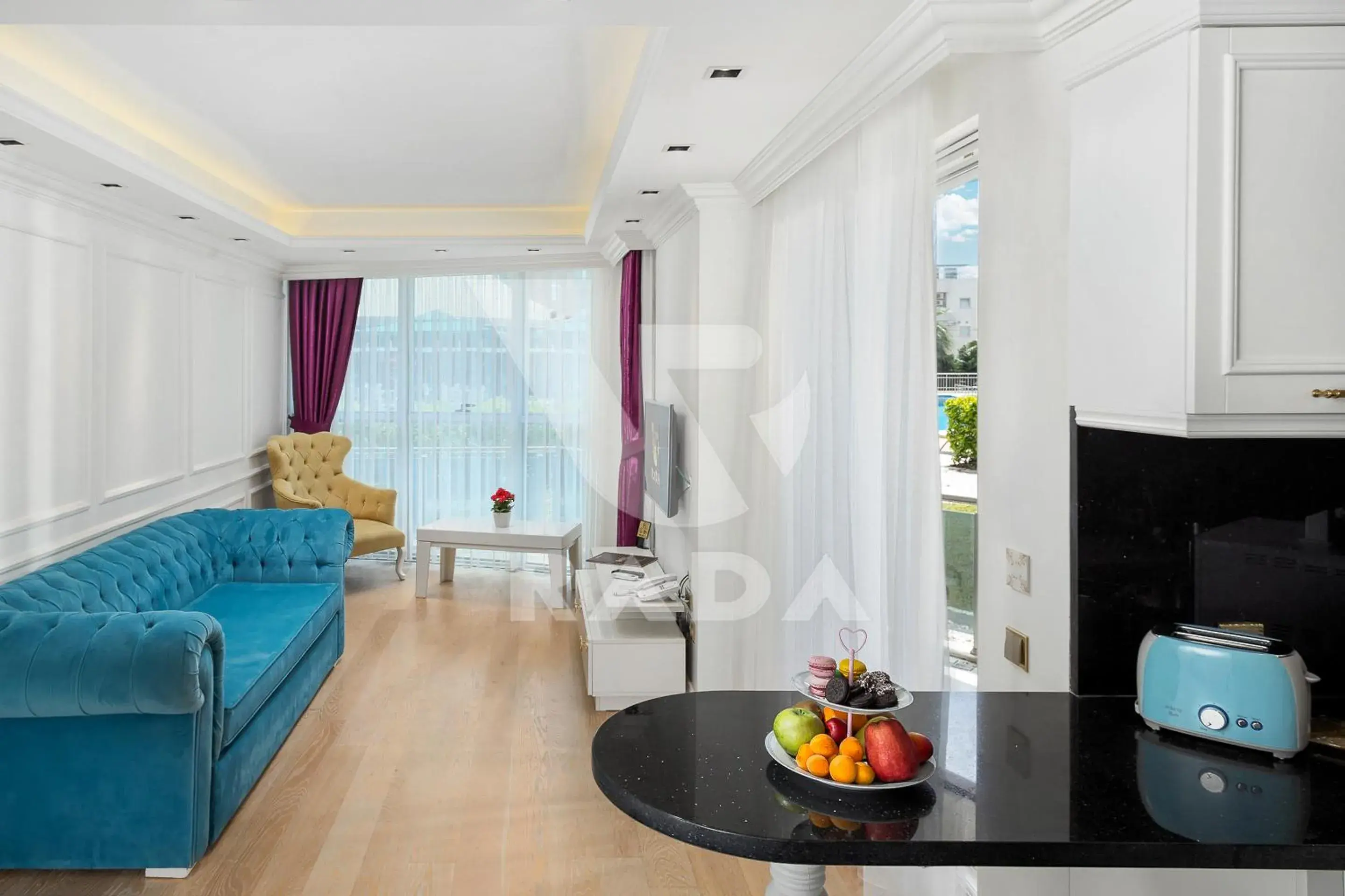 One-Bedroom Apartment with Balcony in Onkel Rada Apart Hotel One-Bedroom Apartment with Balcony in Onkel Rada Apart Hotel