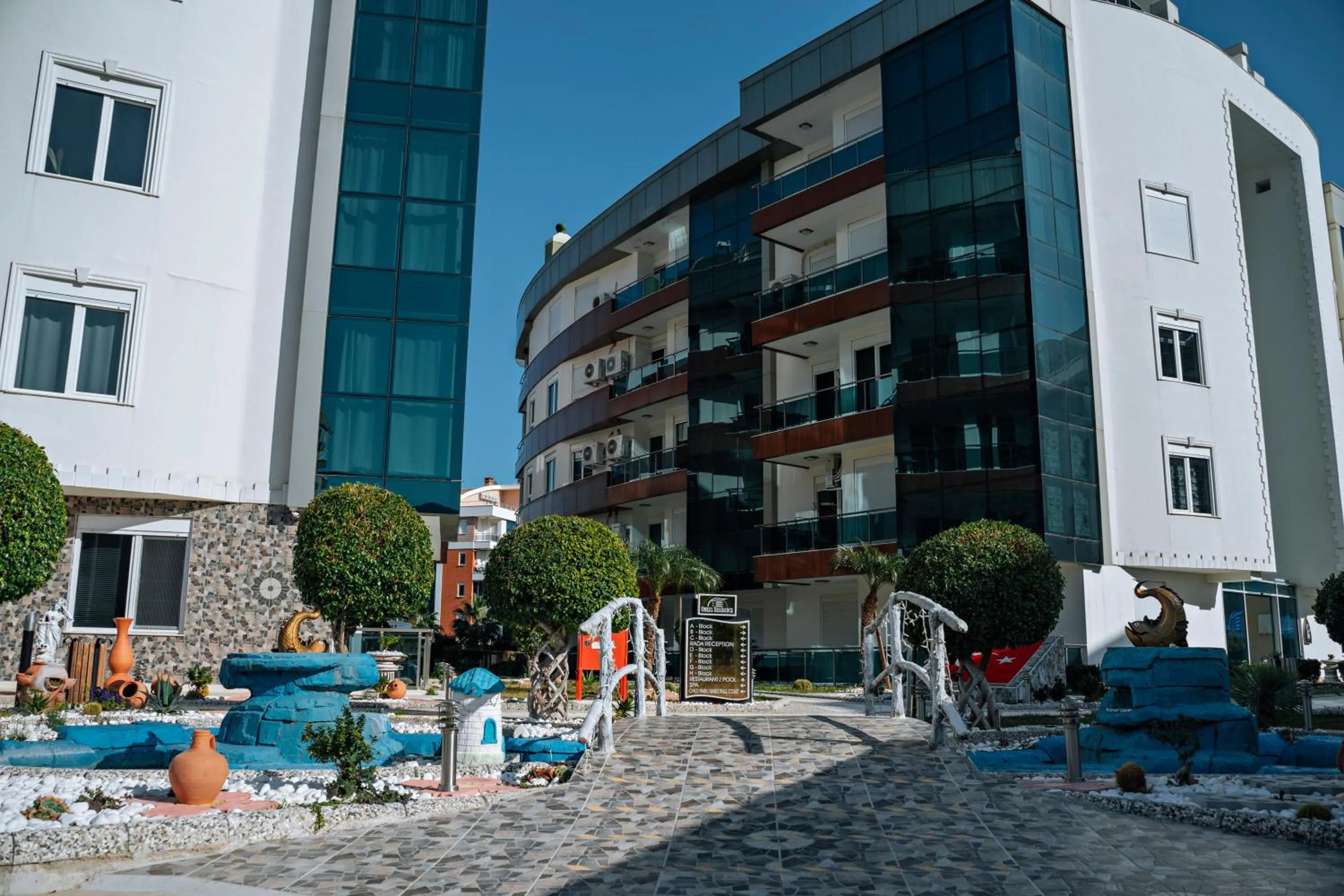 Property building in Onkel Rada Apart Hotel