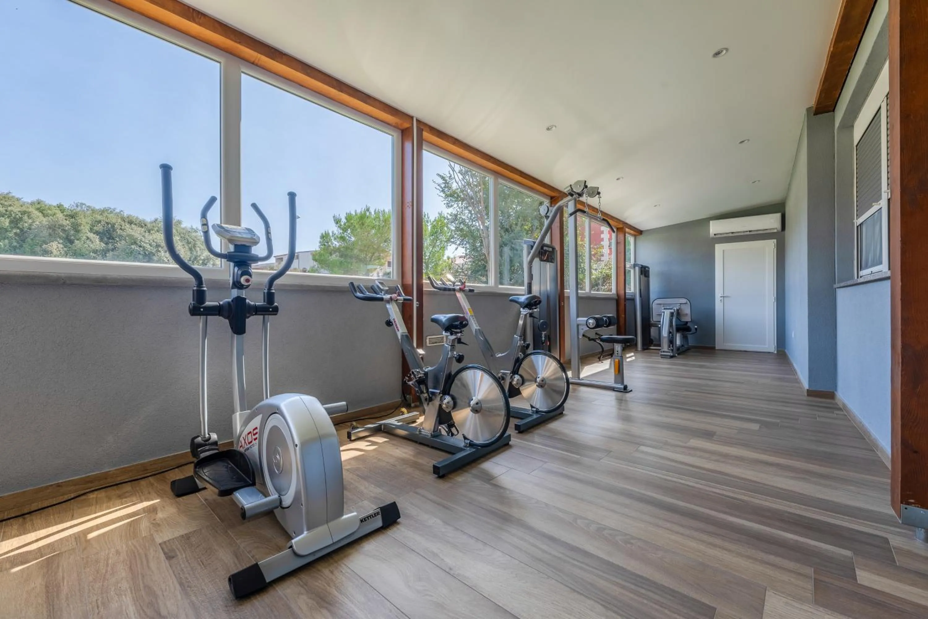 Fitness centre/facilities in Aparthotel Plat