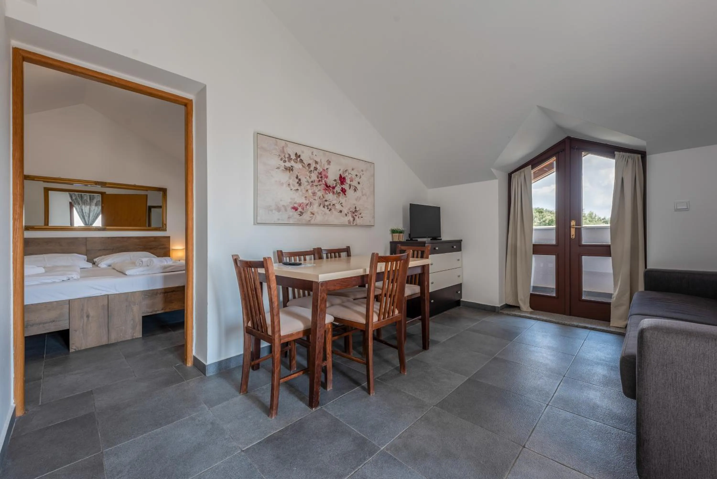 Living room in Aparthotel Plat