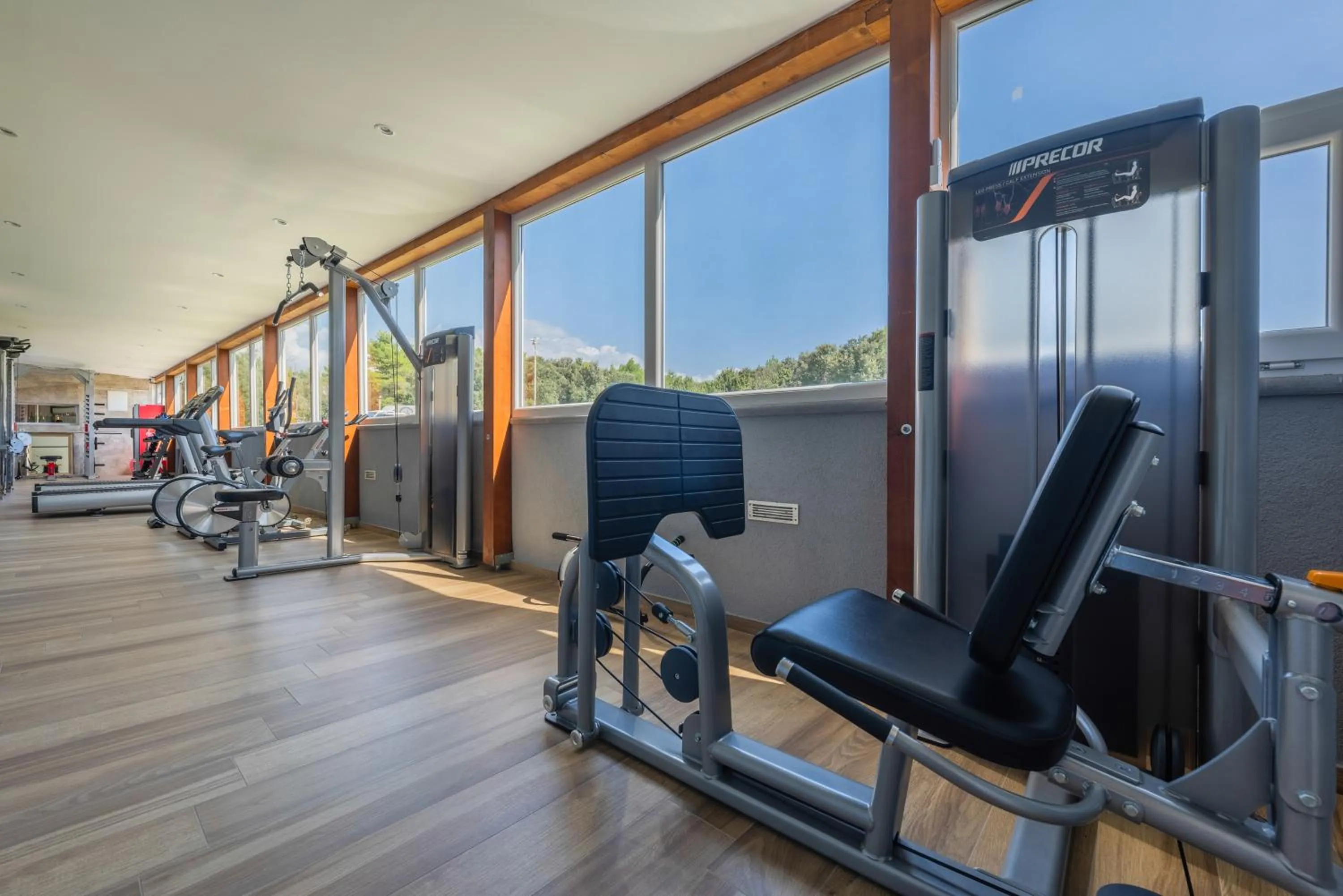 Fitness centre/facilities in Aparthotel Plat