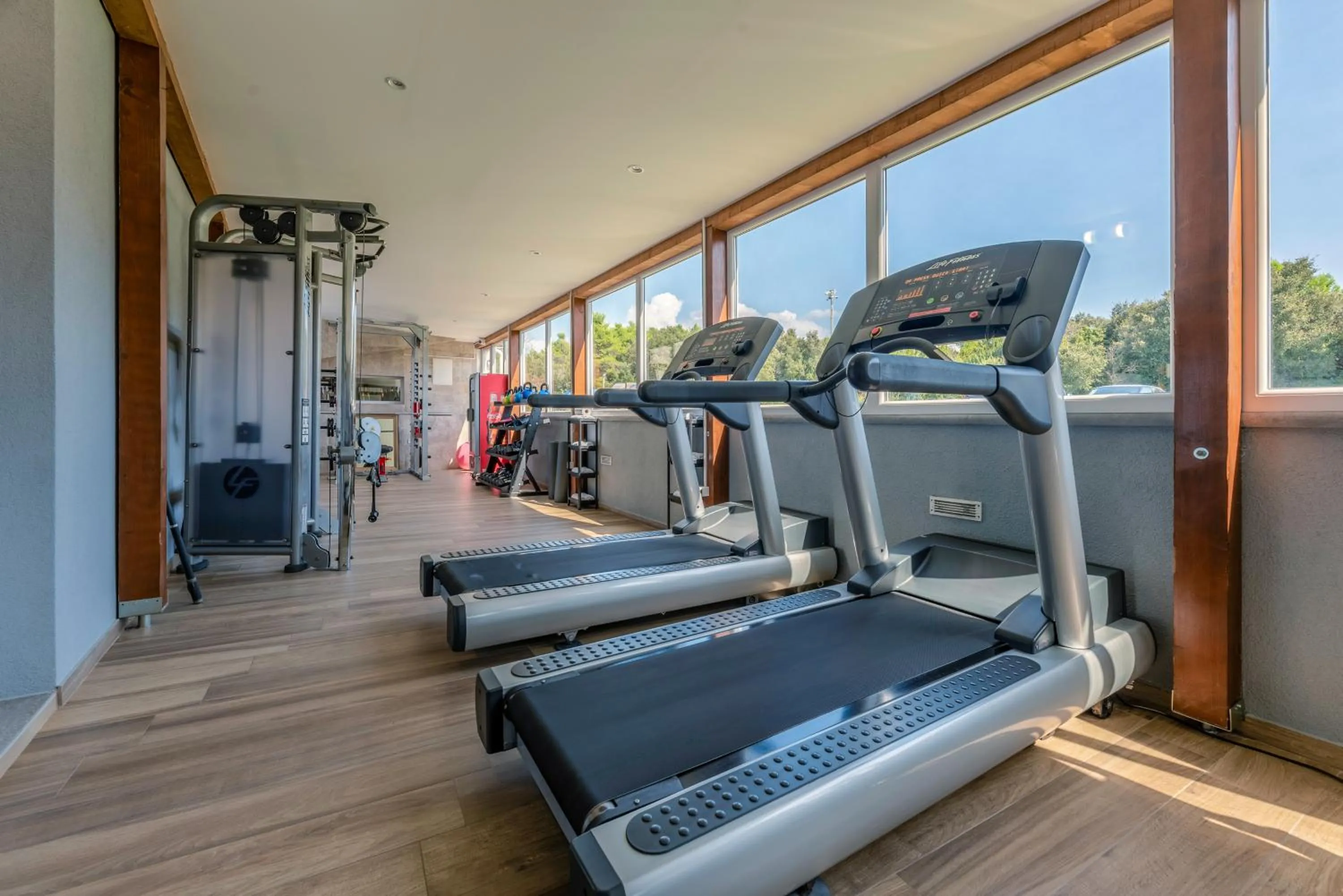Fitness centre/facilities in Aparthotel Plat