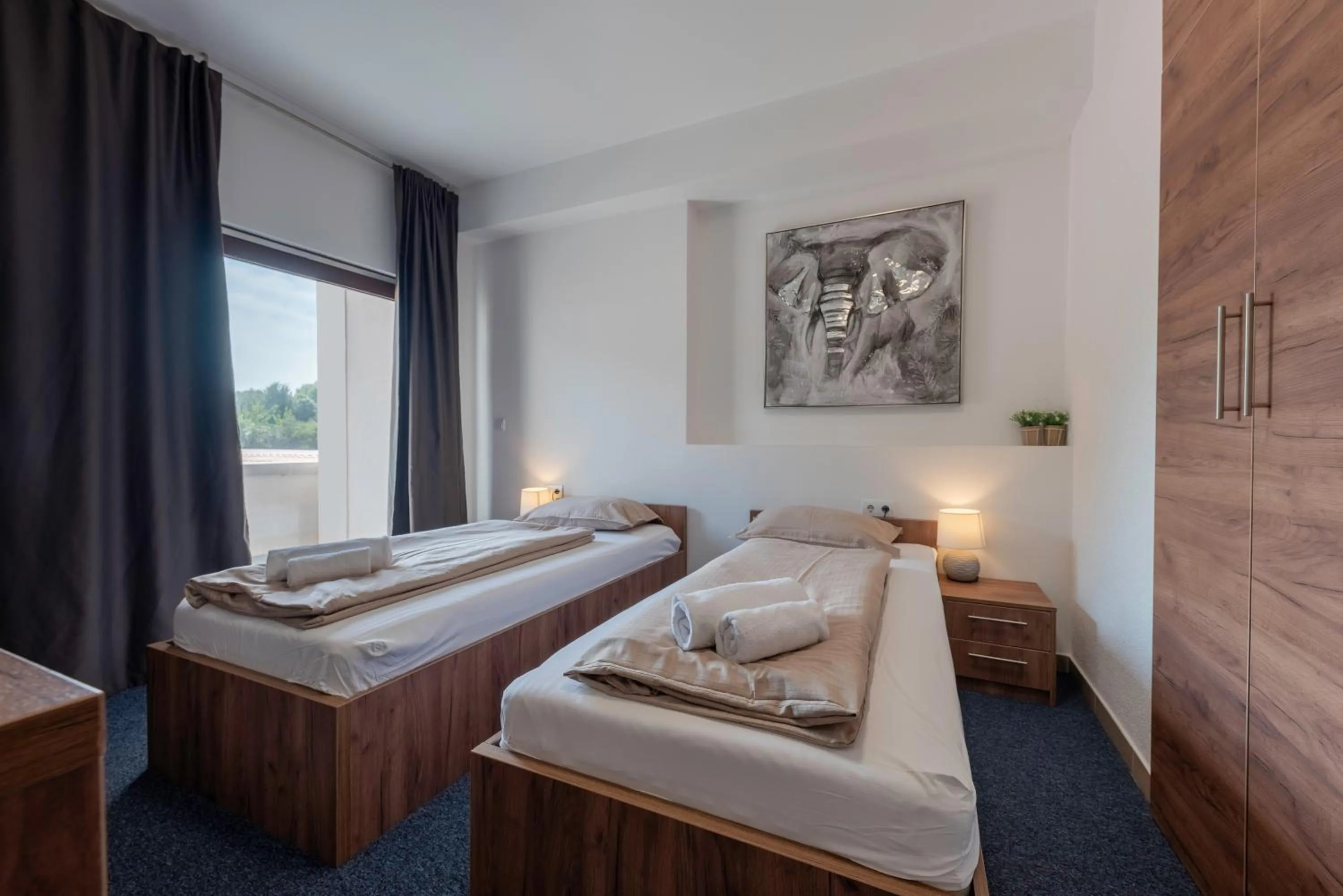 Bedroom, Bed in Aparthotel Plat