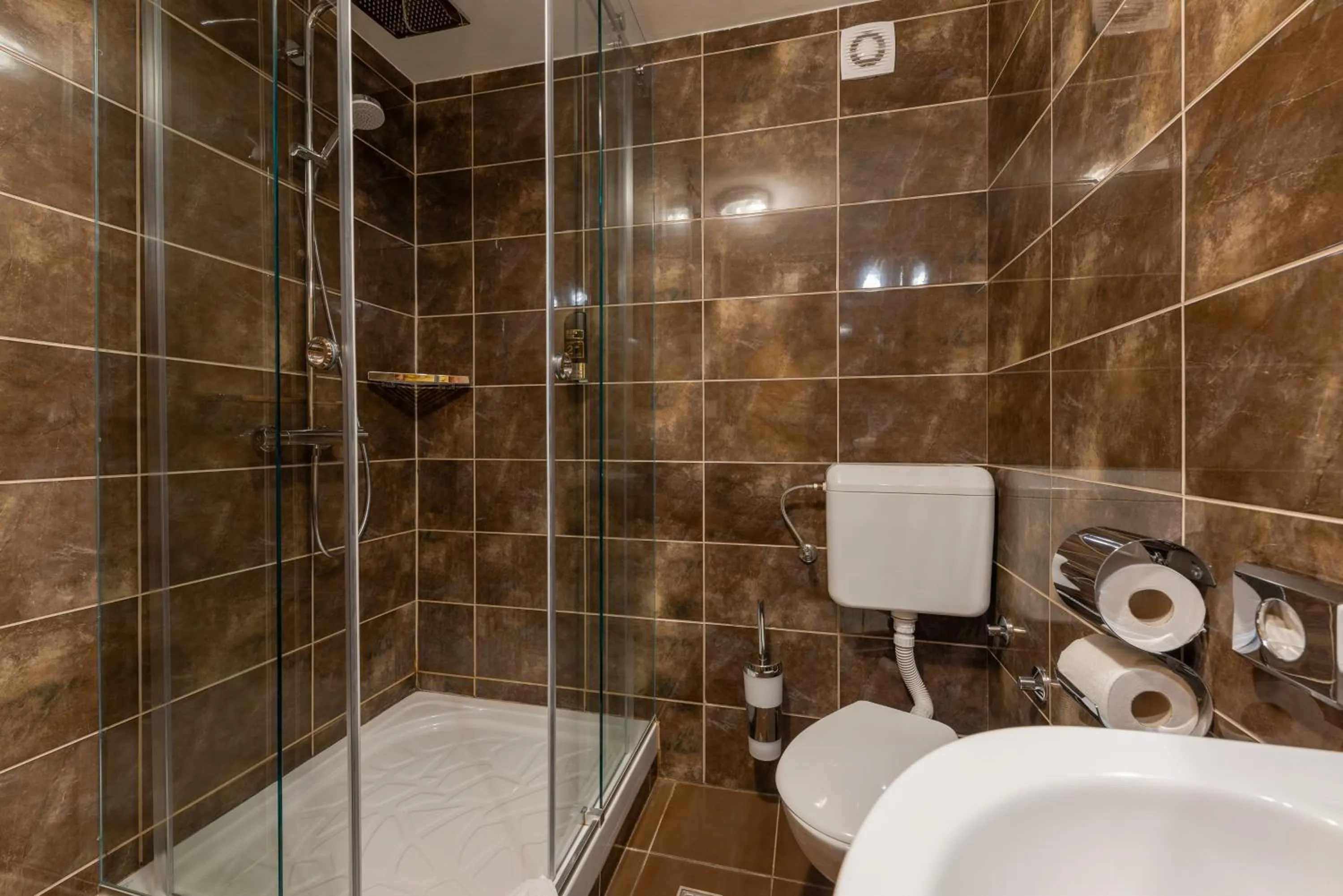 Shower in Aparthotel Plat