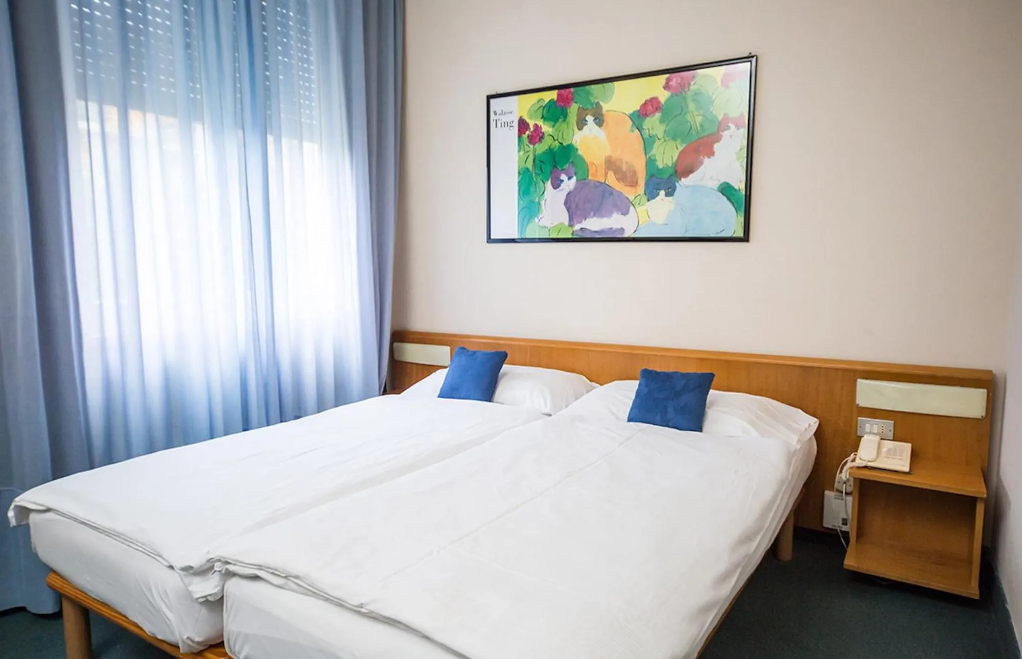 Bed in Club Hotel Olivi - Tennis Center