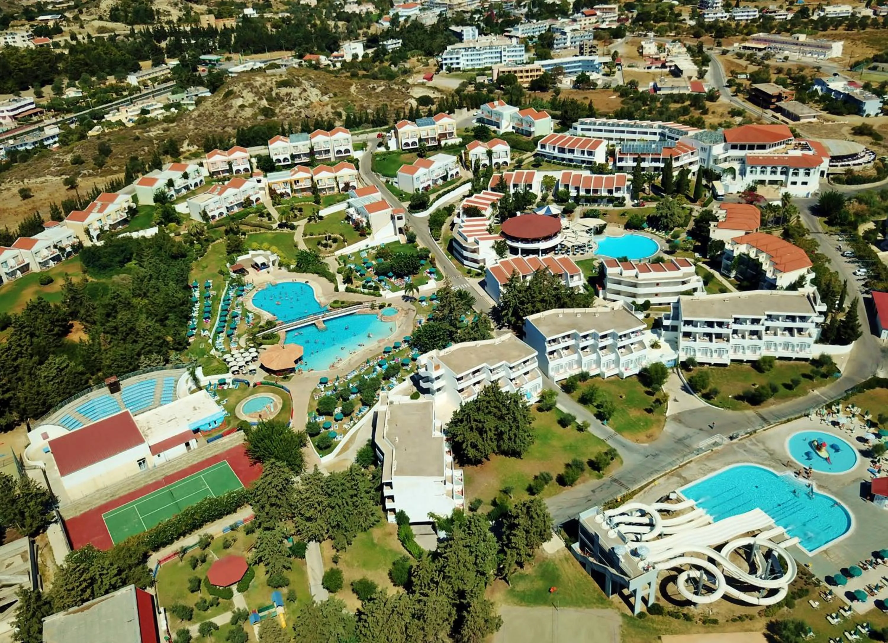 Bird's eye view in Cyprotel Faliraki