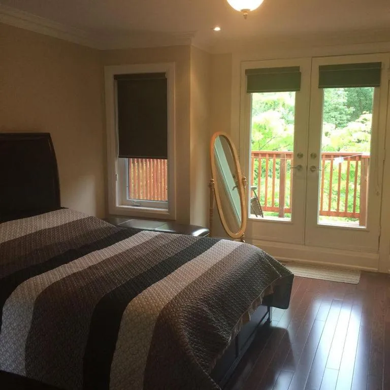 Bedroom, Bed in Luxury Home - Upper Toronto Beaches