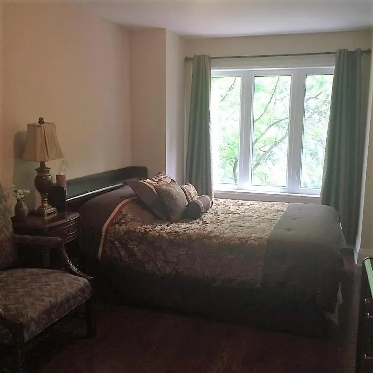 Bedroom, Bed in Luxury Home - Upper Toronto Beaches