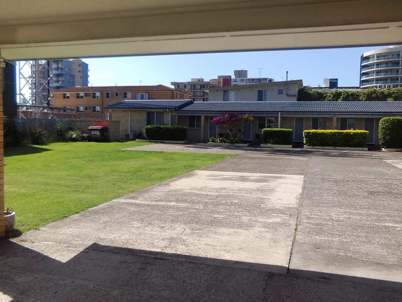 Garden view in Forster and Wallis Lake Motel