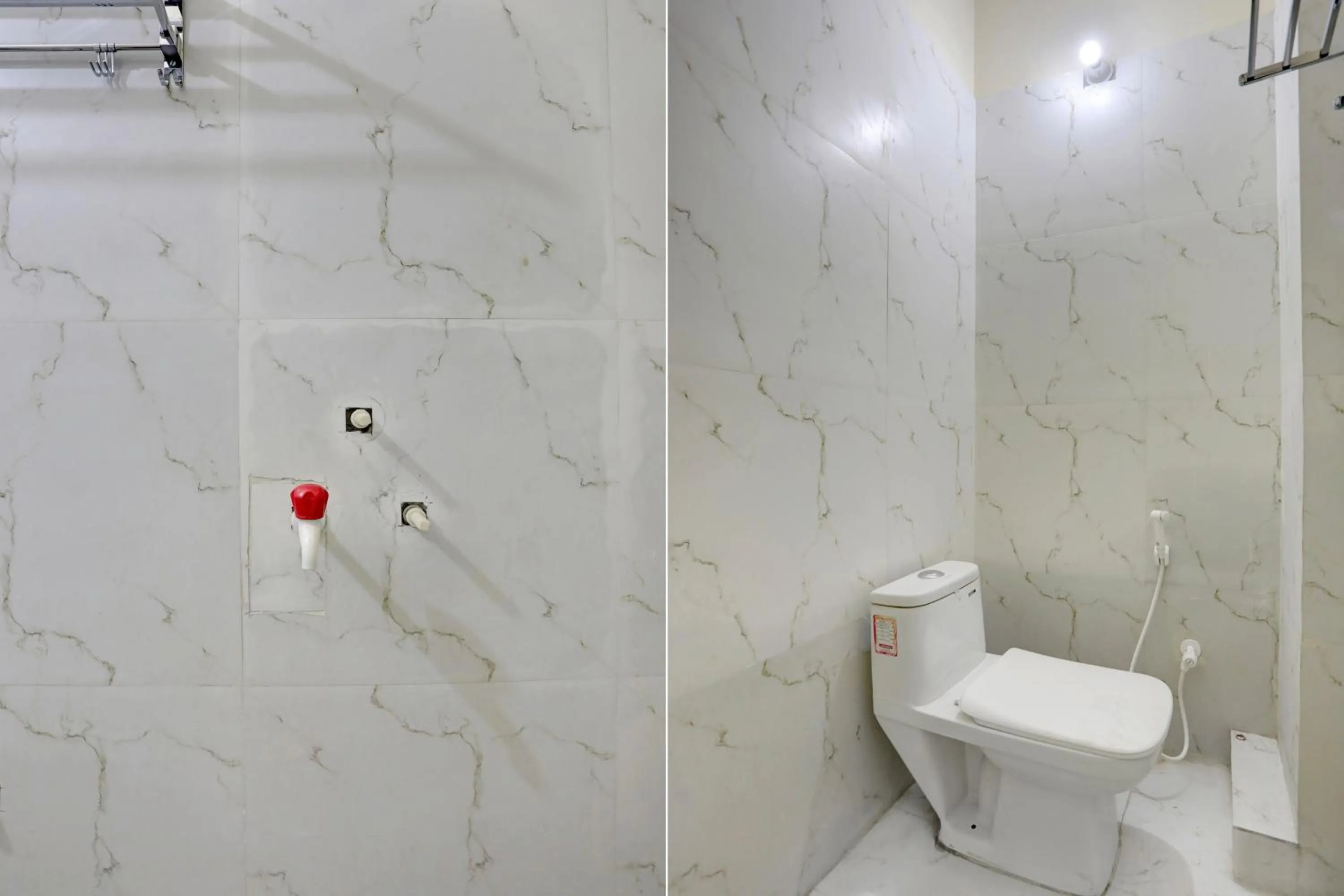 Bathroom in Hotel O by OYO Yatharth Inn Paying Guest House