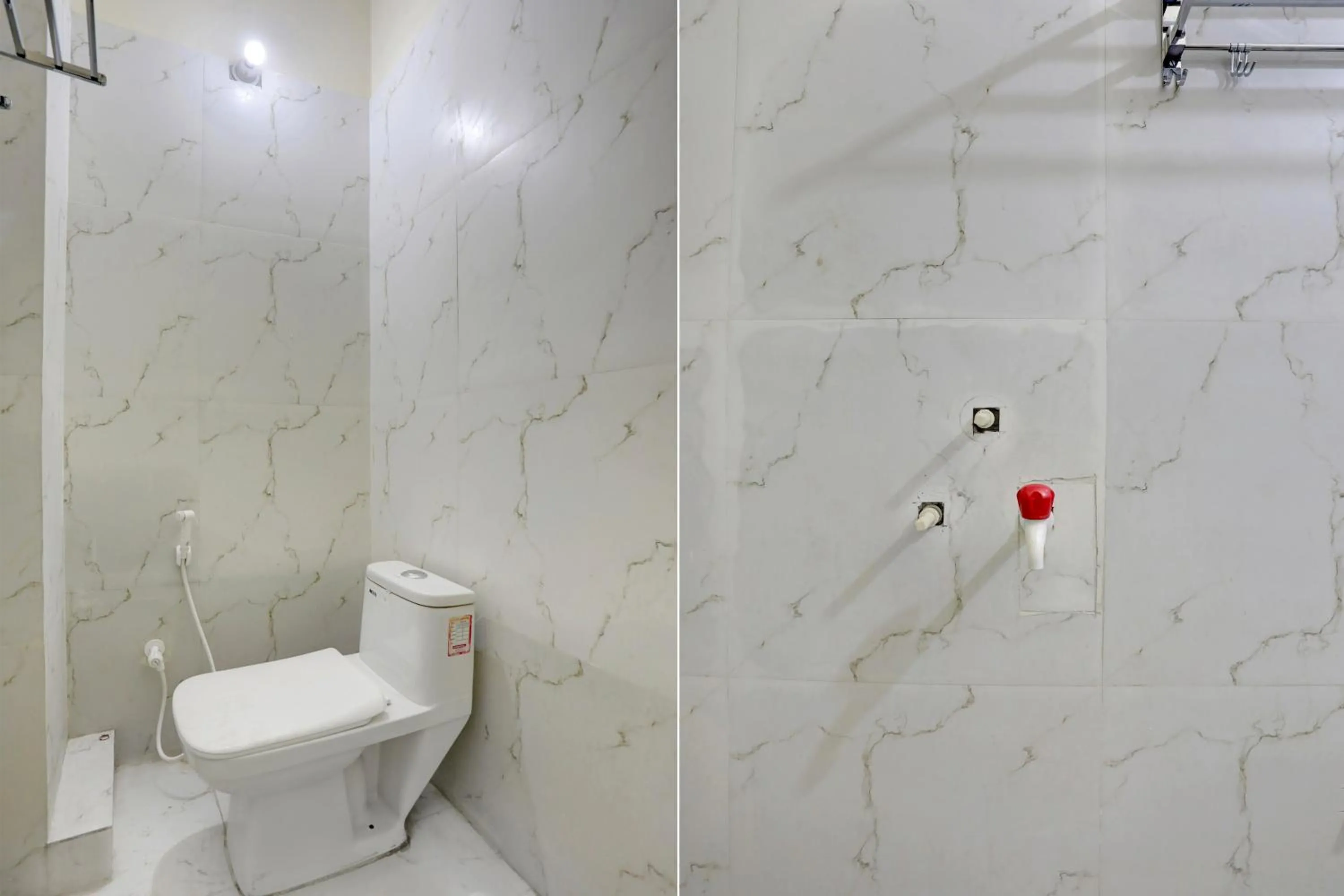Bathroom in Hotel O by OYO Yatharth Inn Paying Guest House