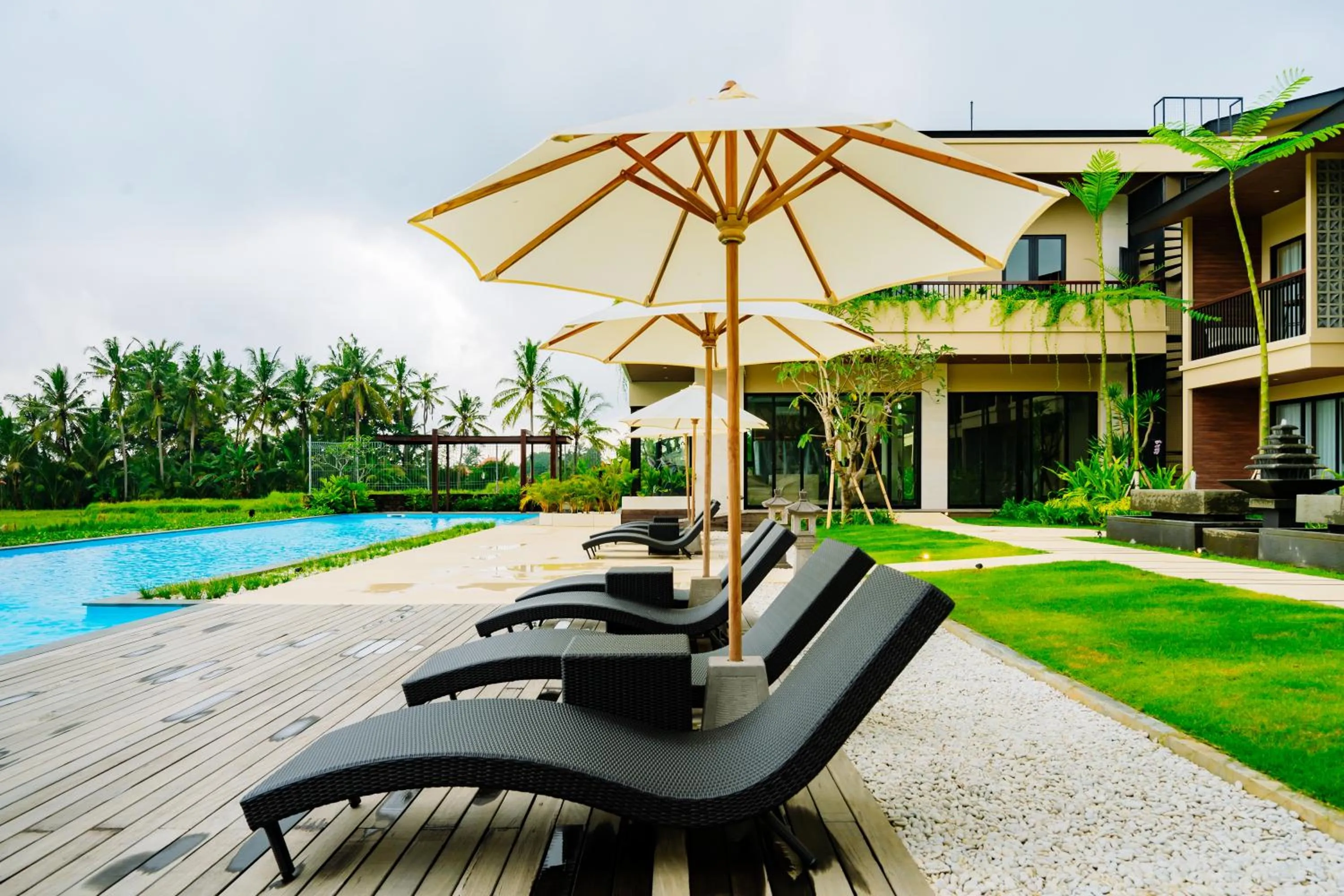 Property building in Big Dragon Villas Ubud