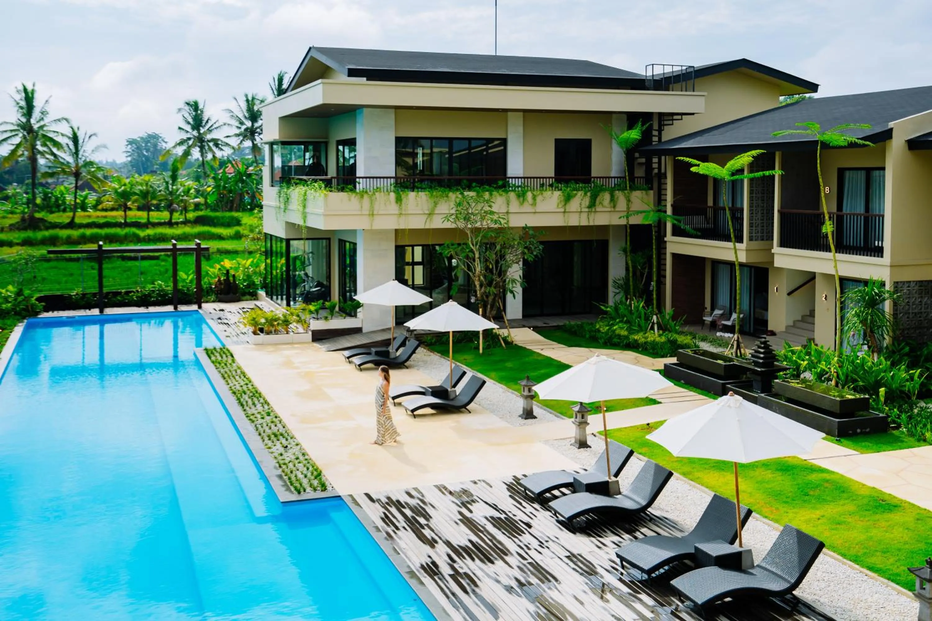 Property building in Big Dragon Villas Ubud