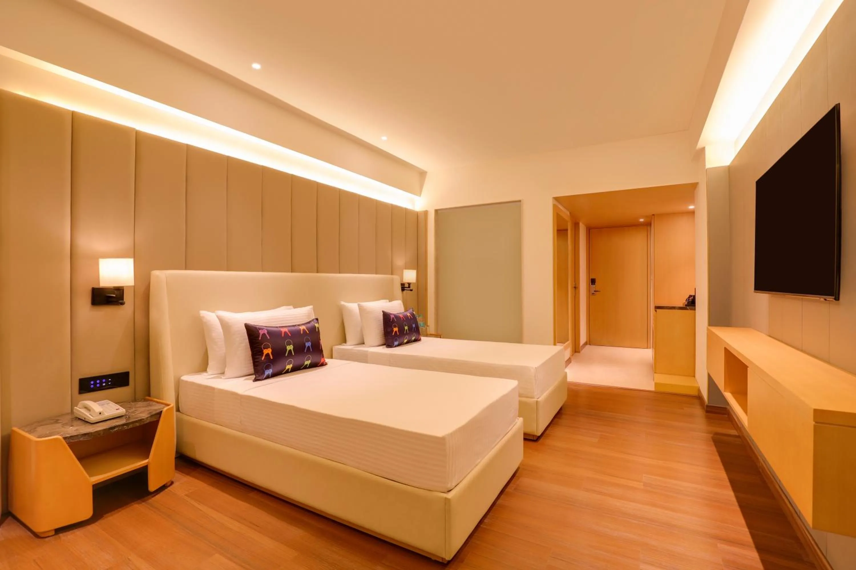Deluxe Twin Room in Keys Prima by Lemon Tree Hotels, Kota, Rajasthan