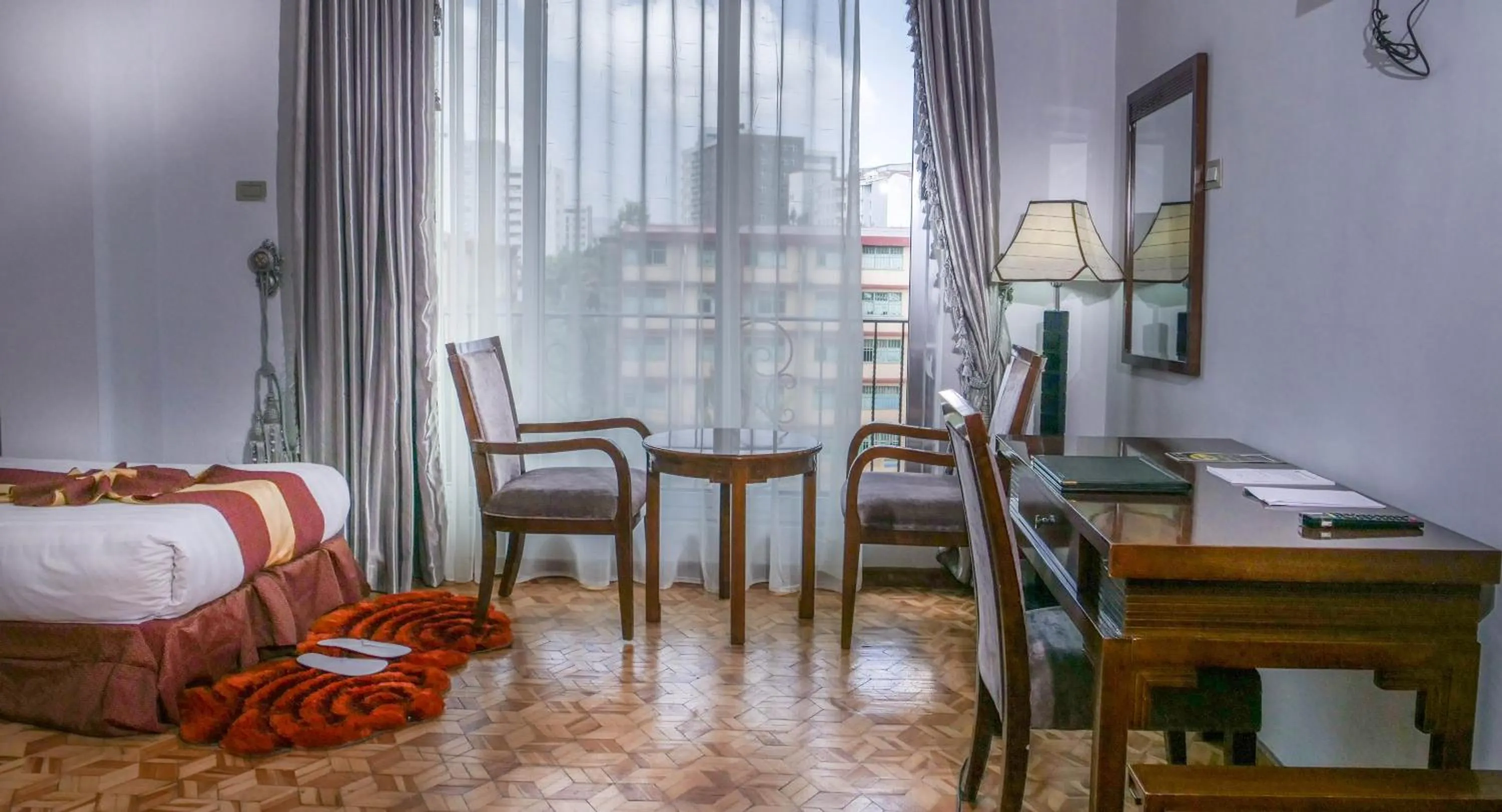 View (from property/room), Bed in Tirar International Hotel