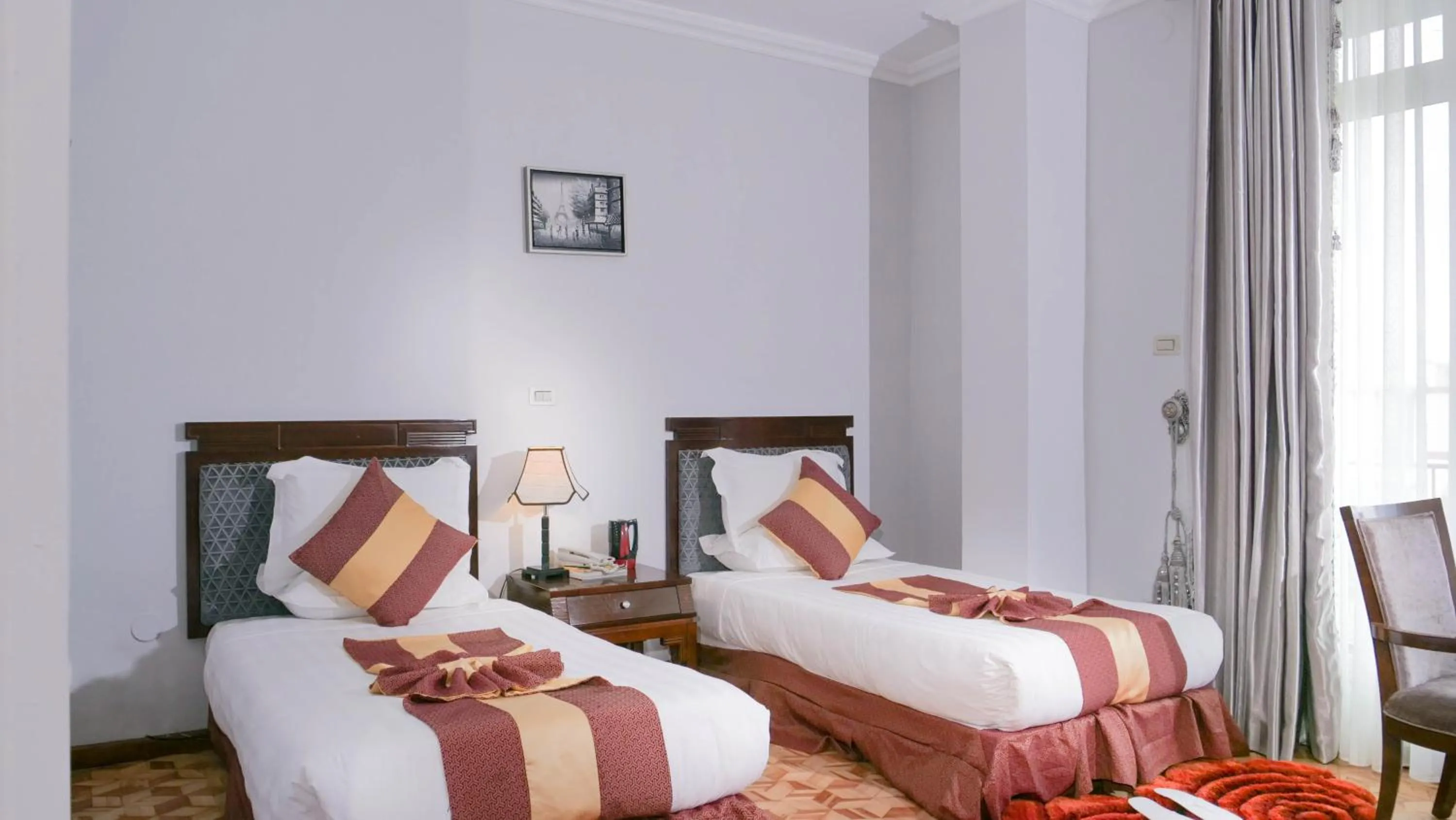 Bedroom, Bed in Tirar International Hotel