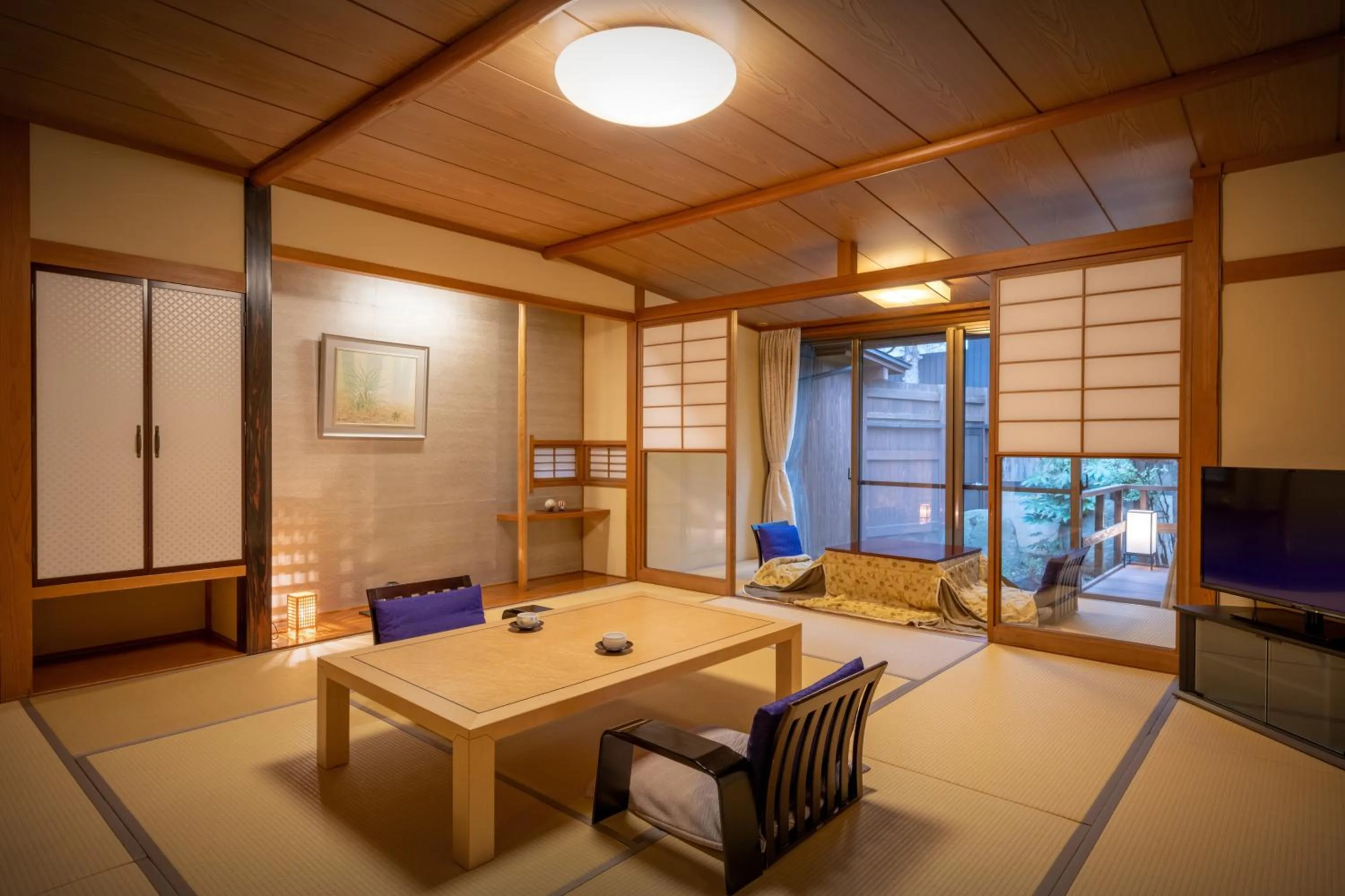 Living room in Hohoemino Kuyufu Tsuruya