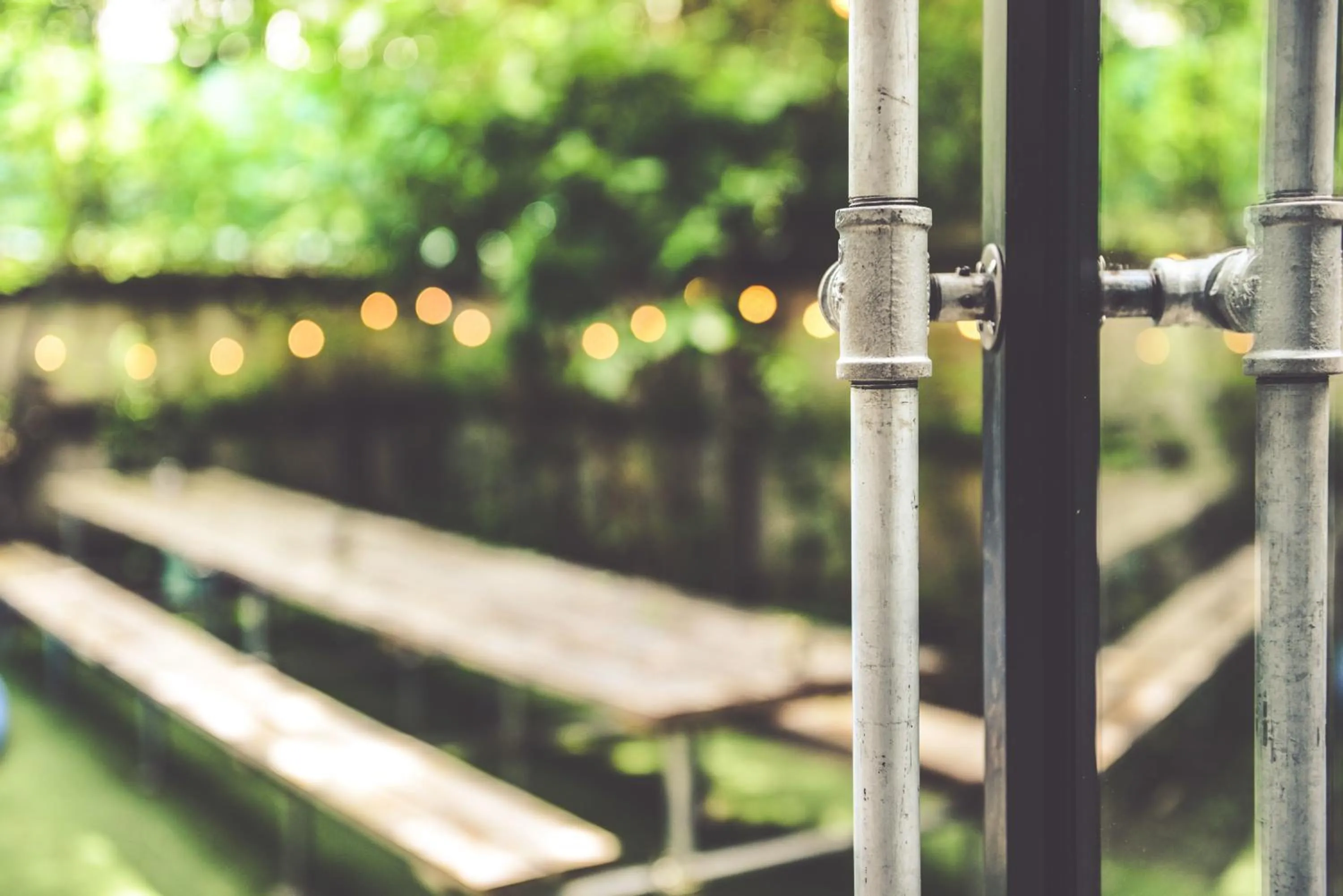 Garden in The Cube Hostel Silom