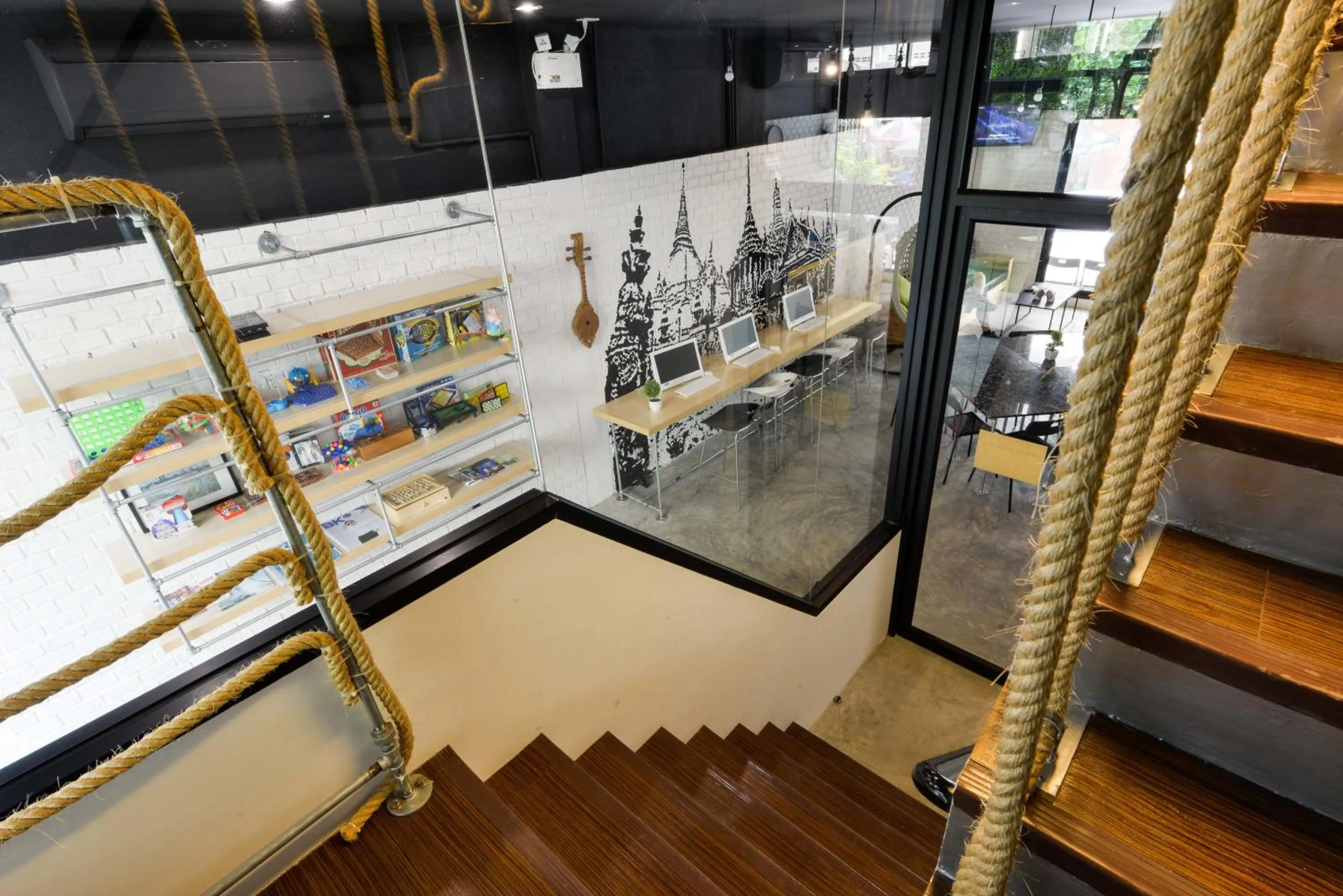 Area and facilities in The Cube Hostel Silom