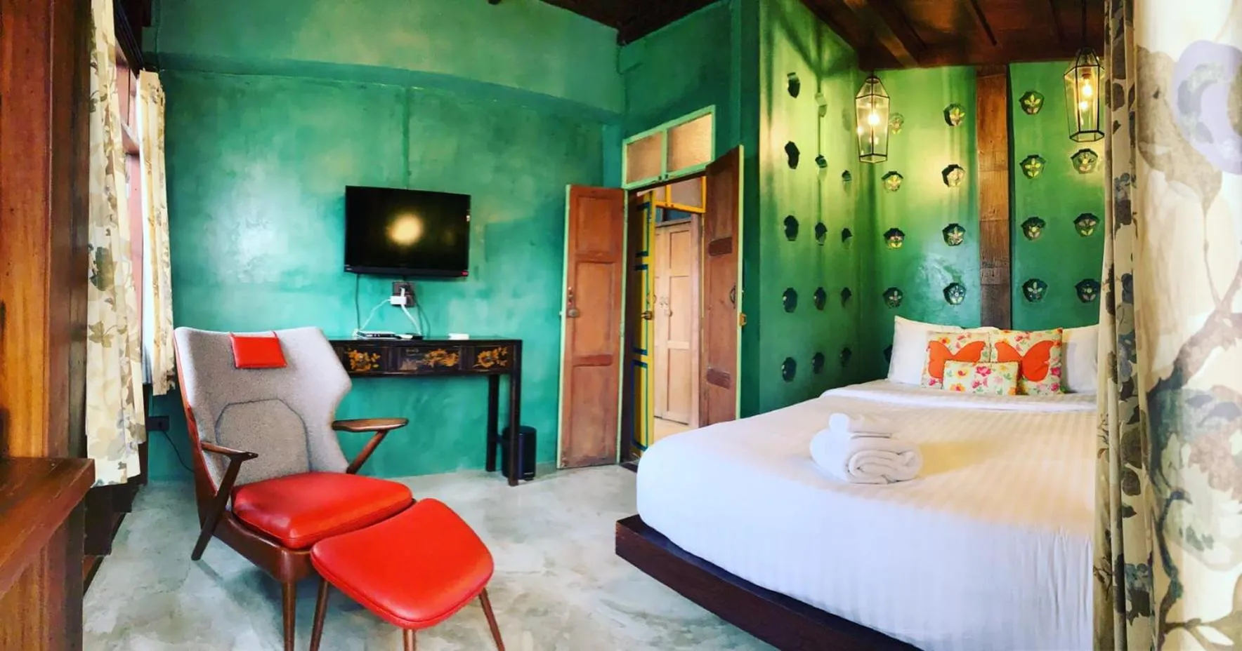 Bed in Siamotif Boutique Hotel