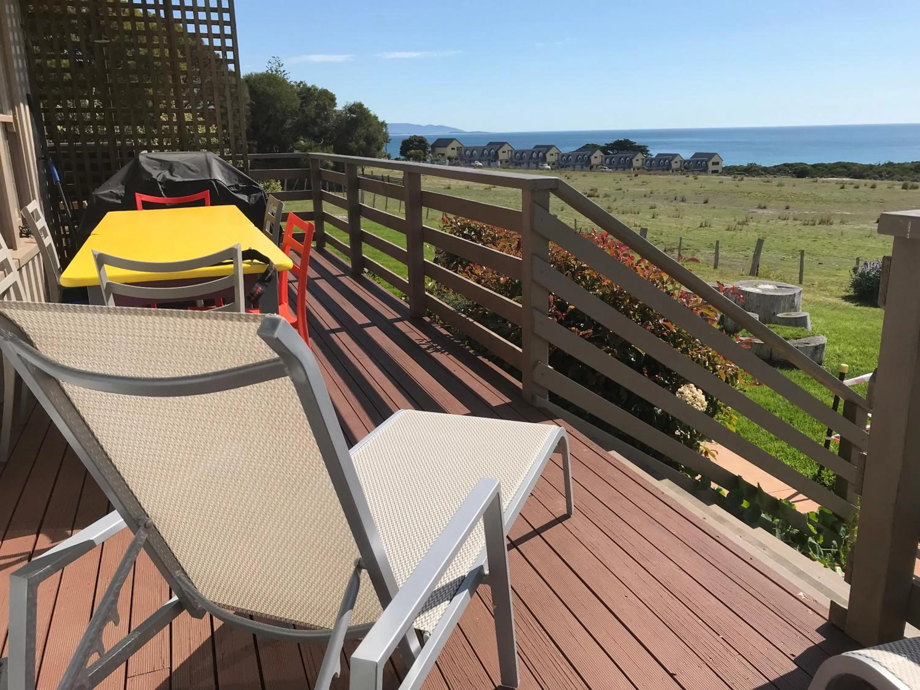 Balcony/Terrace in Beachend Bicheno