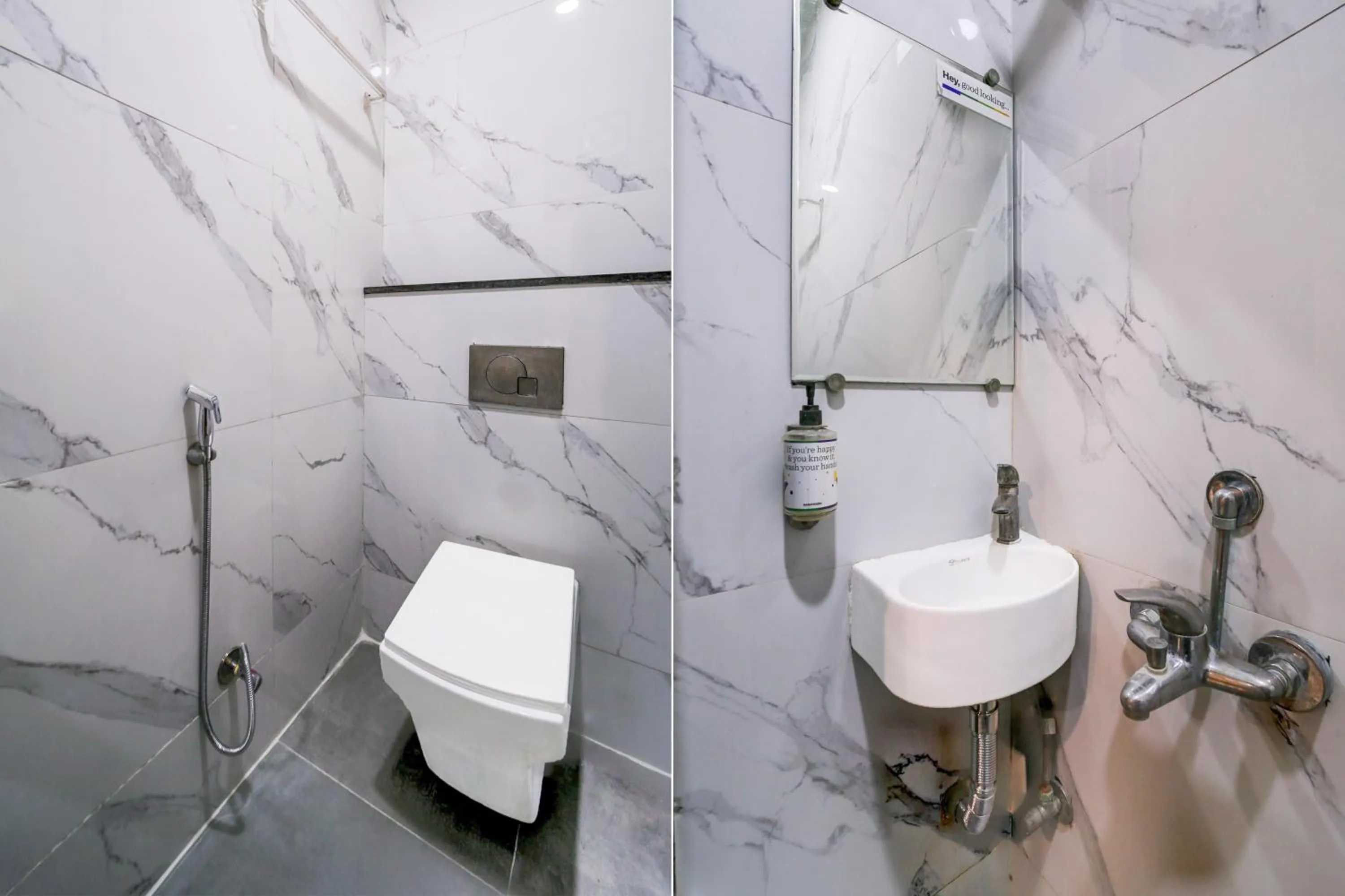 Bathroom in Collection O Vijay Nagar Square Formerly Hotel A5