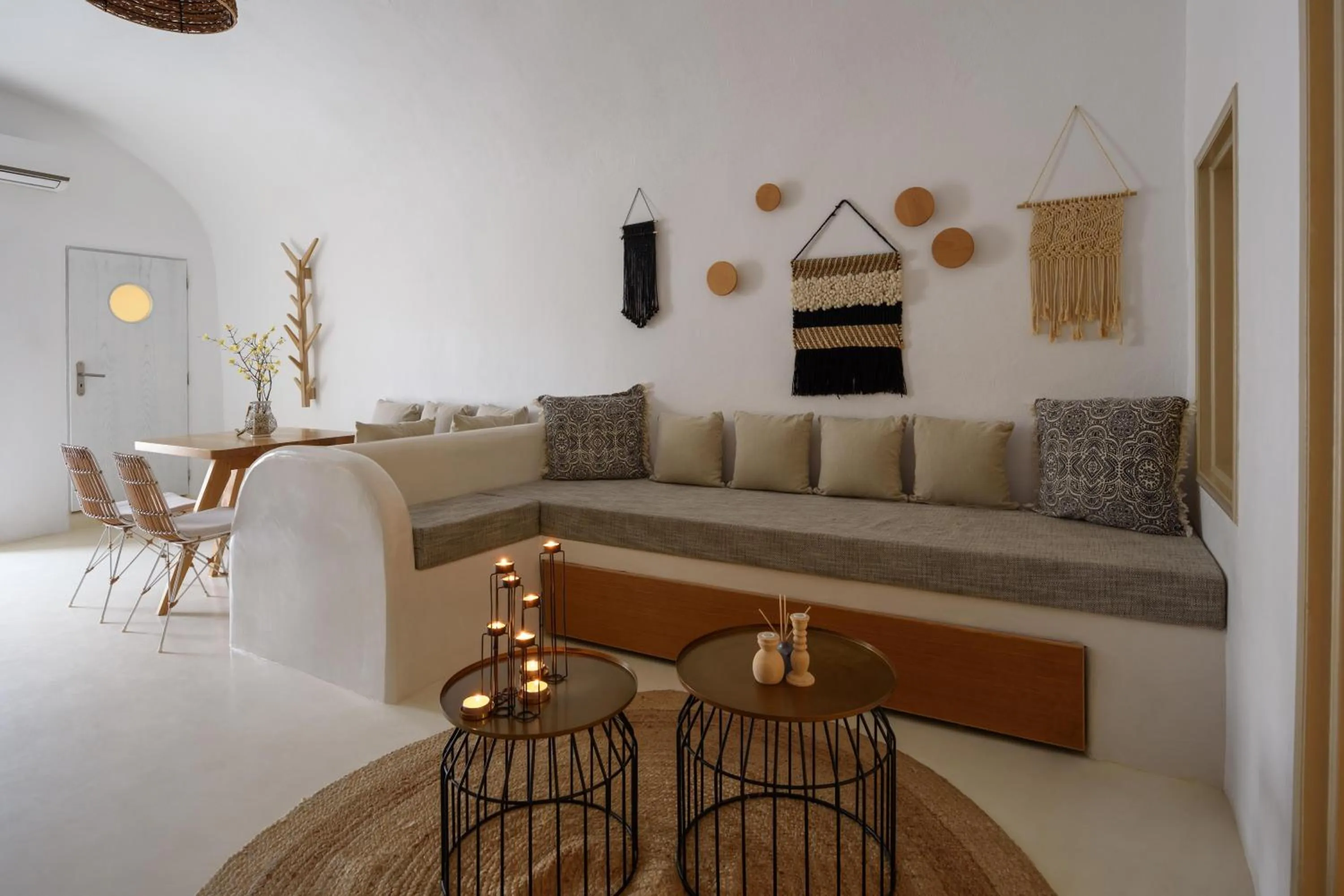 Living room in Suite Home Santorini