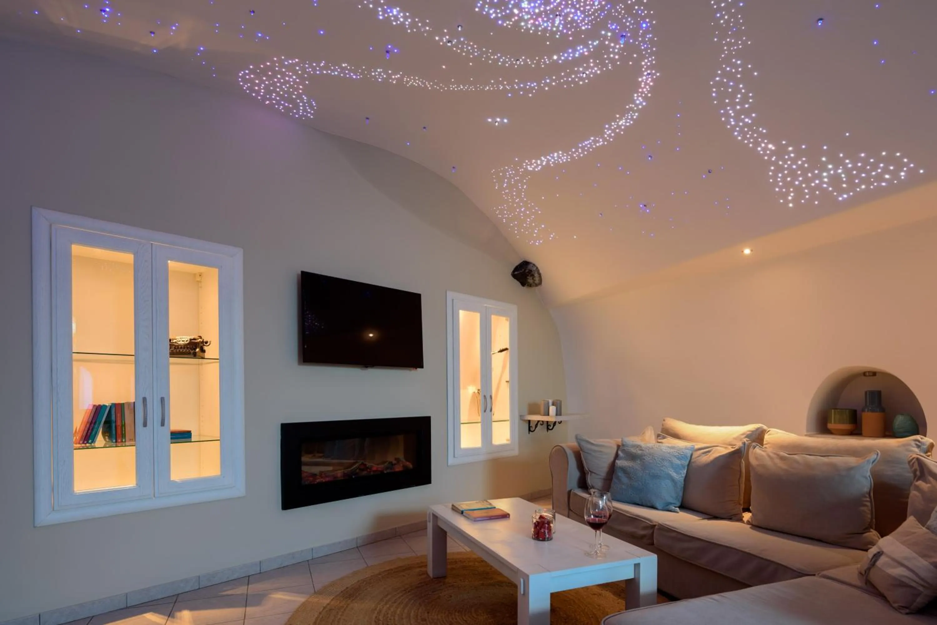 Living room in Suite Home Santorini