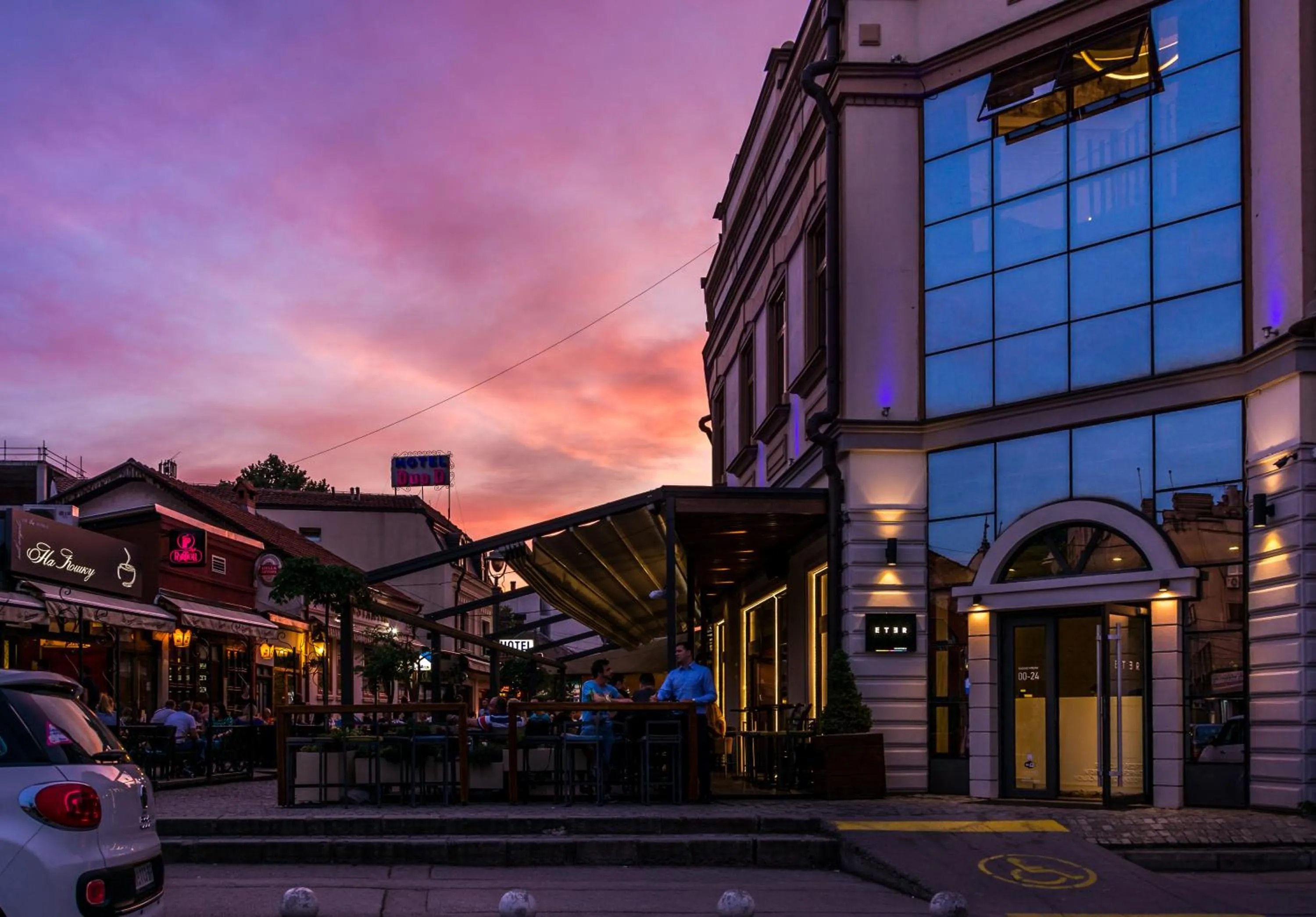 Facade/entrance in Garni Hotel Eter