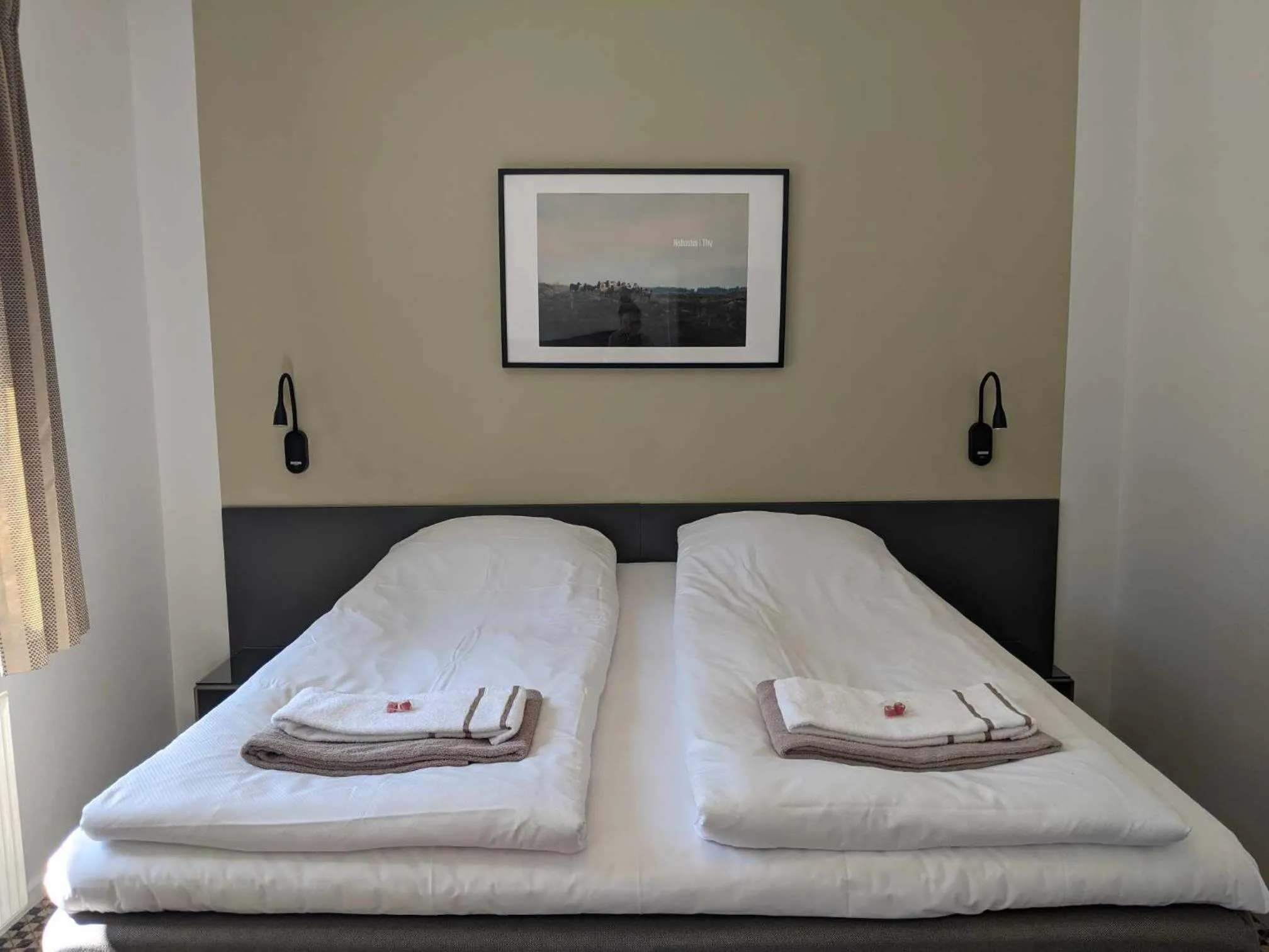 Bed in Hotel Thisted