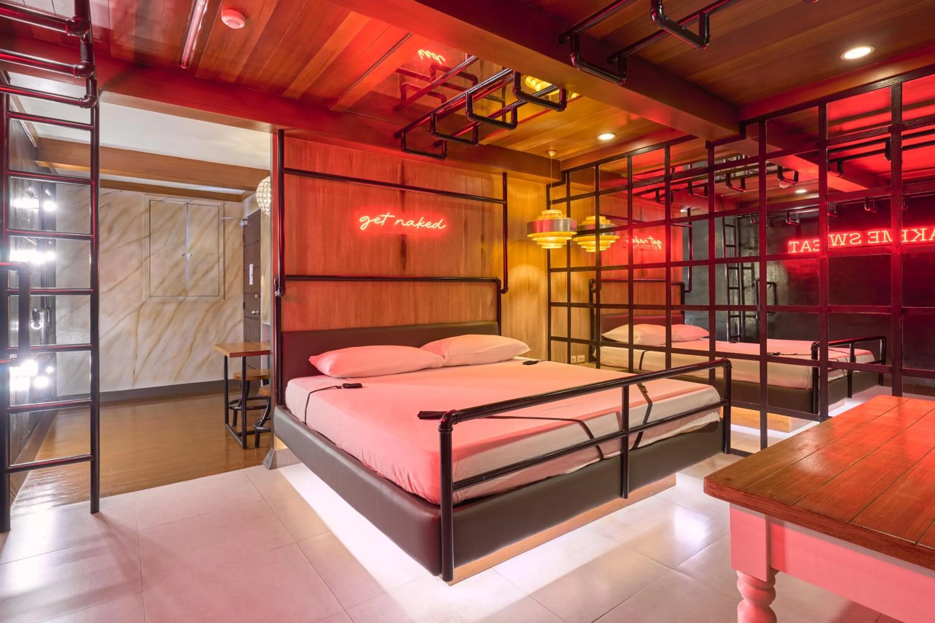 Bed in Victoria Court Suites - Pasig